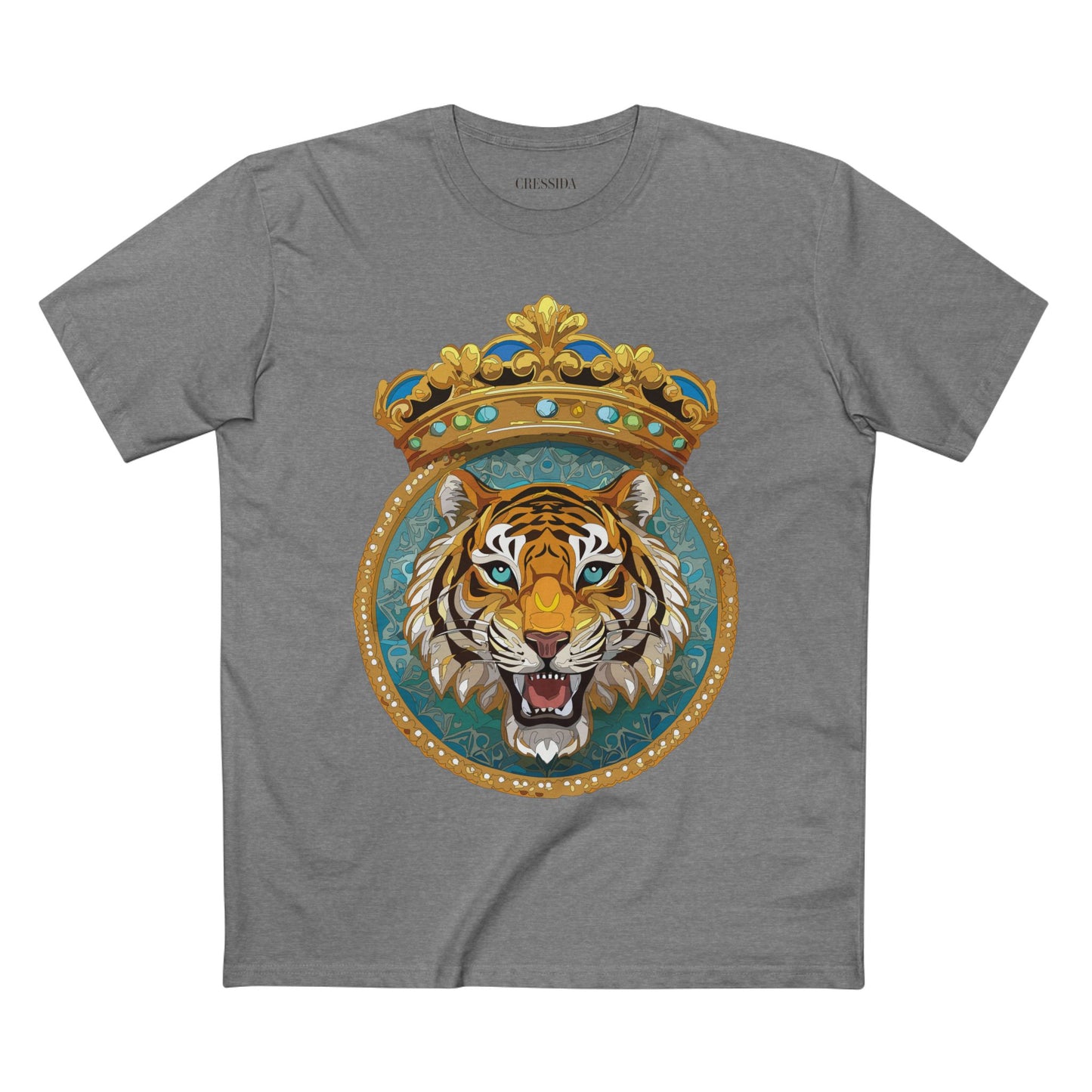 Unisex Animal Art Tee With Antique Medallion Design Premium Cotton Shirt