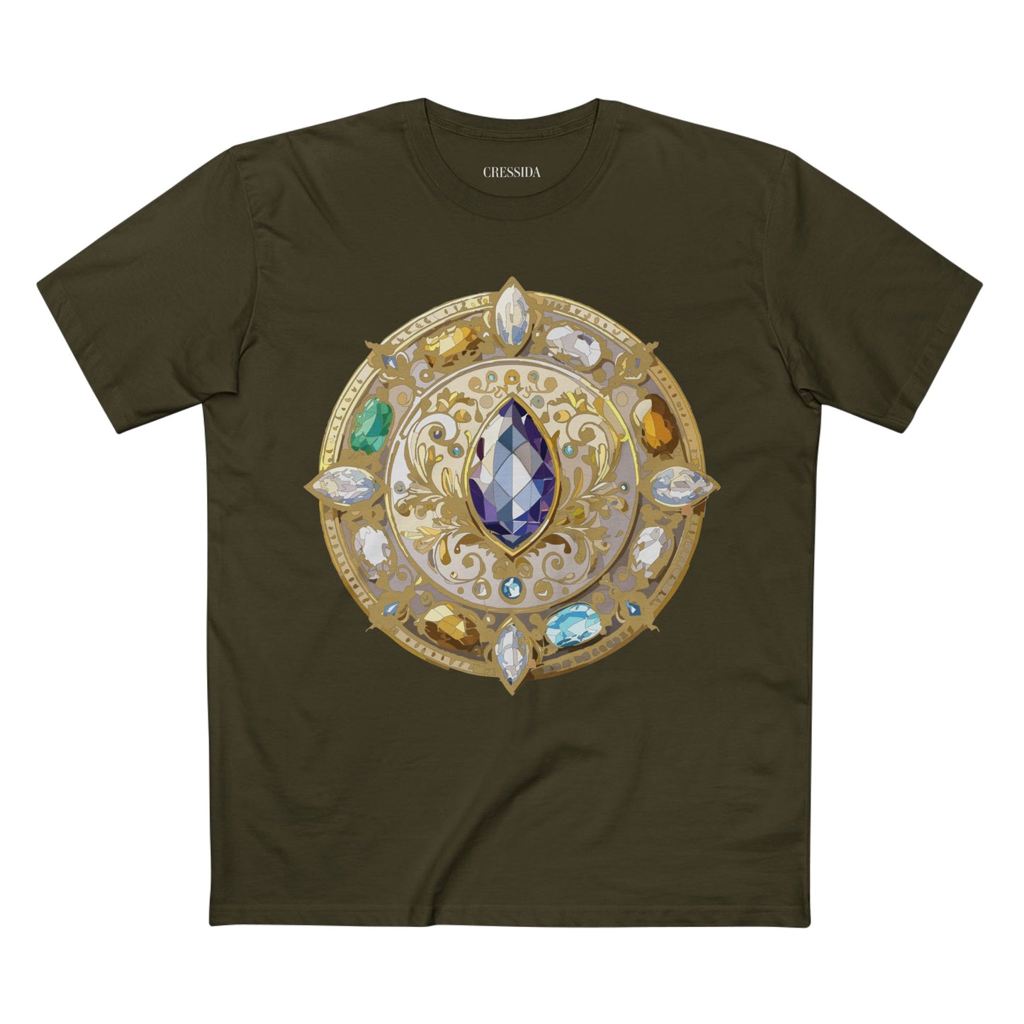 Medallion Shirt, Shirt with Medallion, Tee Shirt with Medal