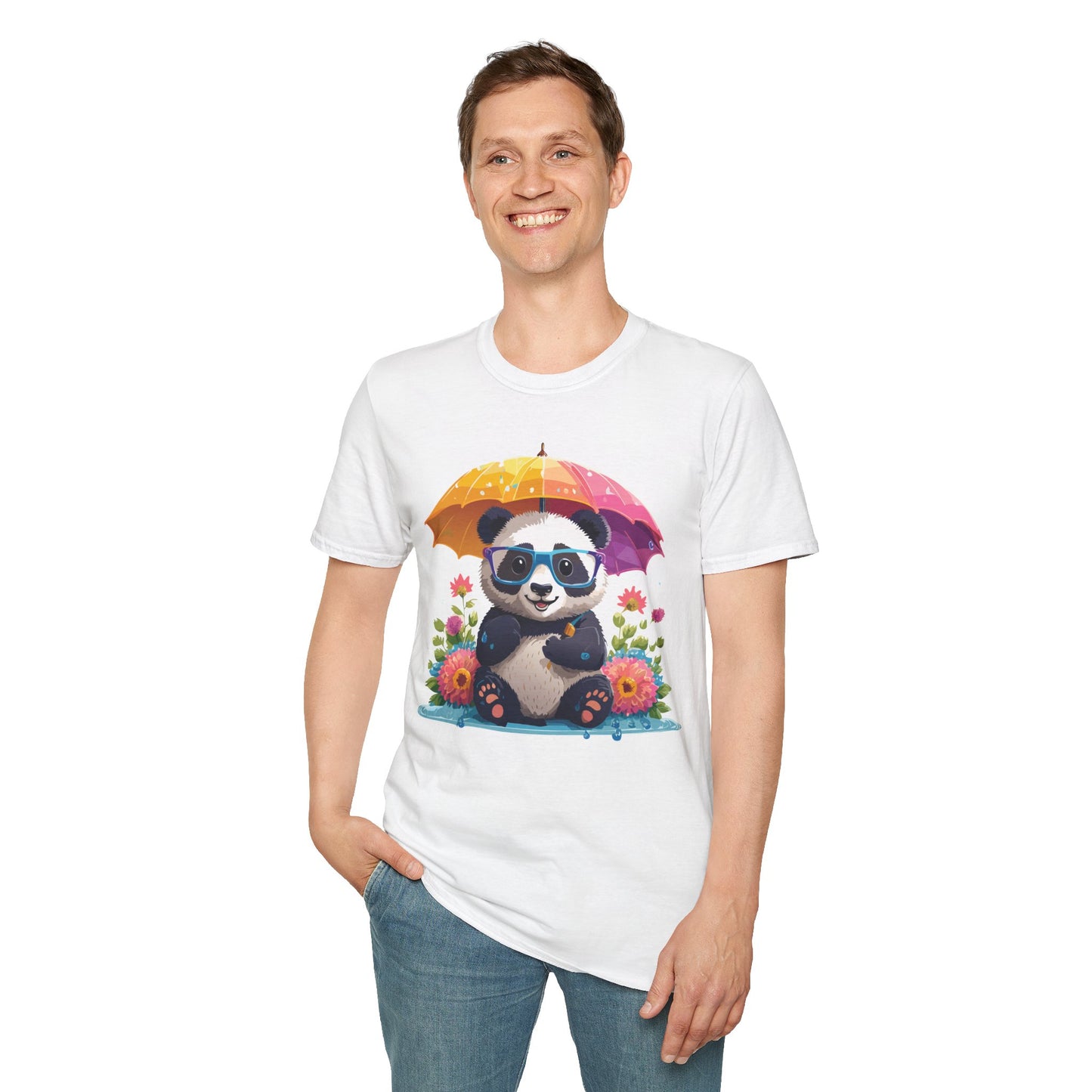 Panda Shirt, T Shirt with Panda, Animal Shirt, Tee Shirt with Animals