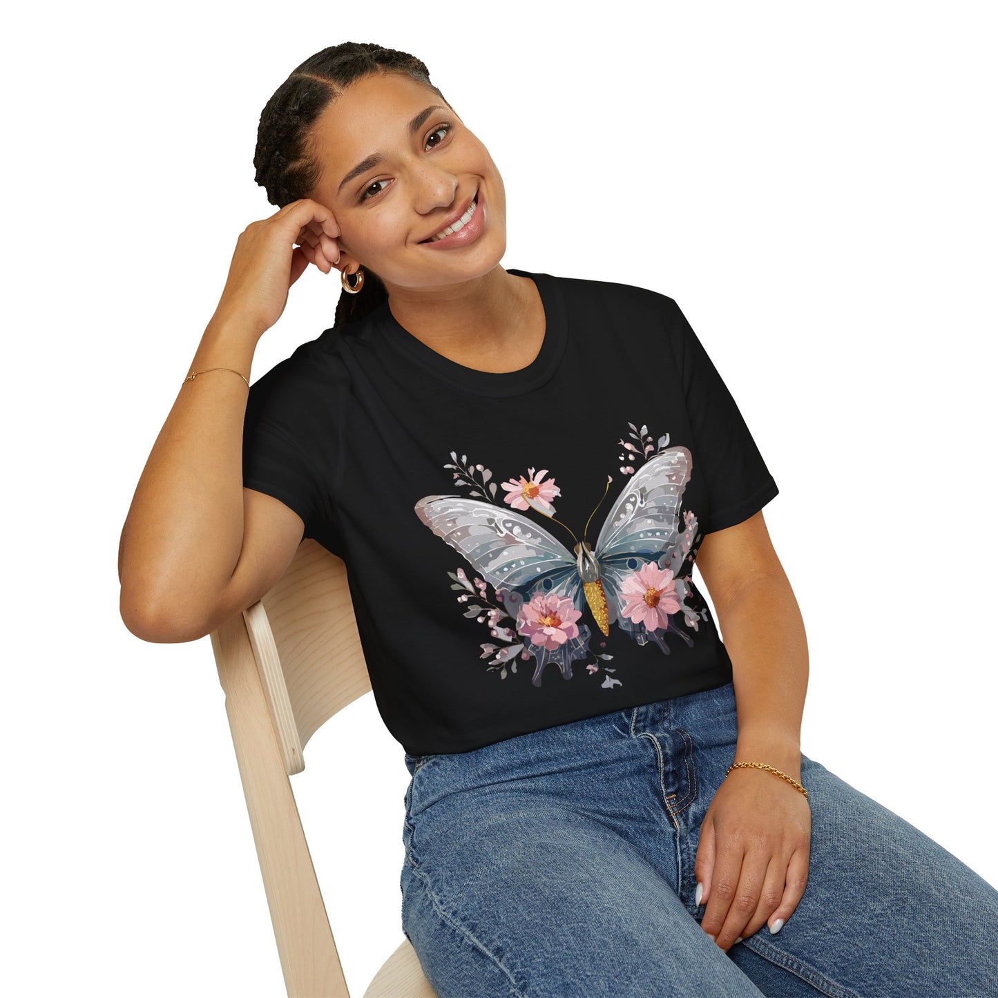 Butterfly Shirt, T Shirt with Butterfly, Monarch Shirt