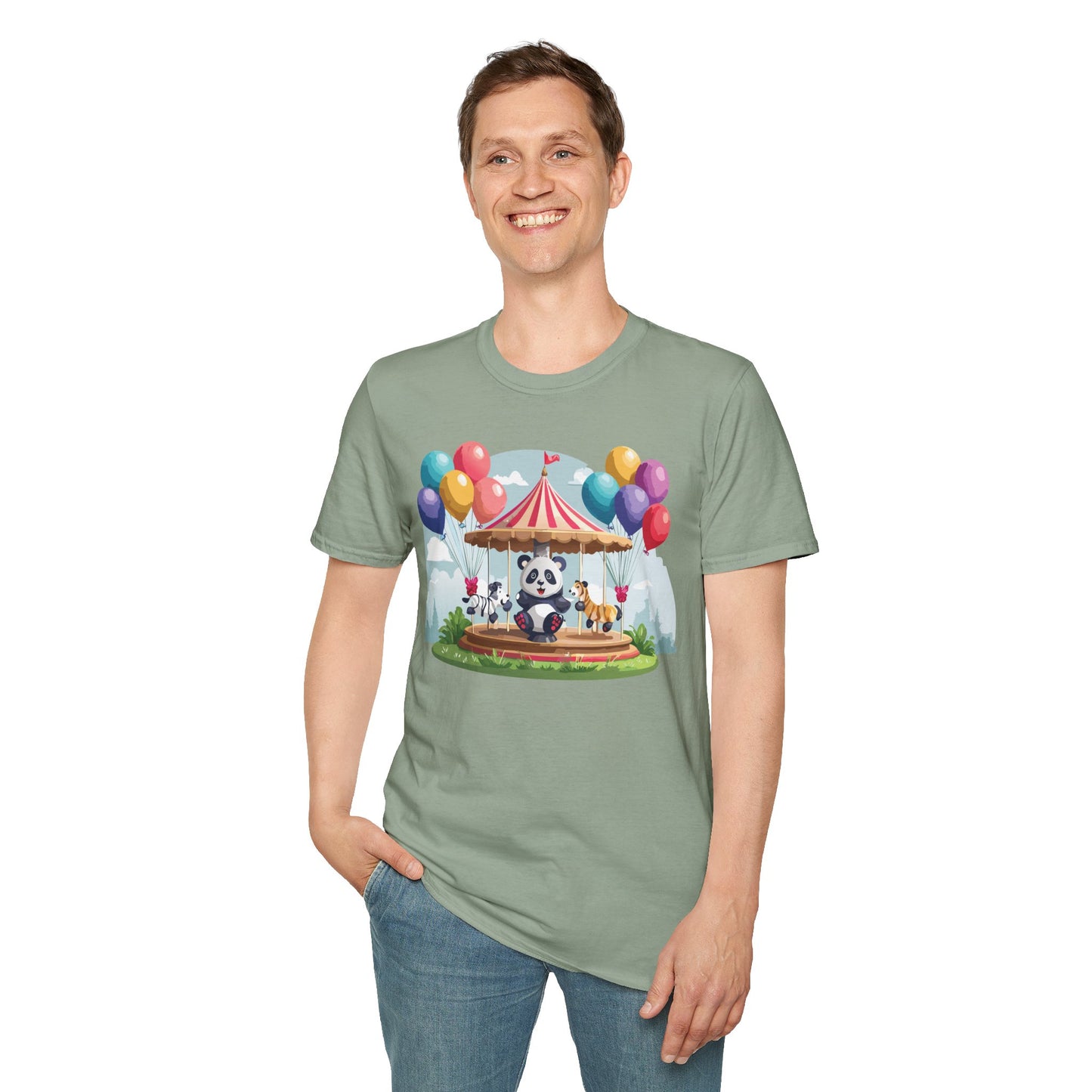 Panda Shirt, T Shirt with Panda, Animal Shirt, Tee Shirt with Animals