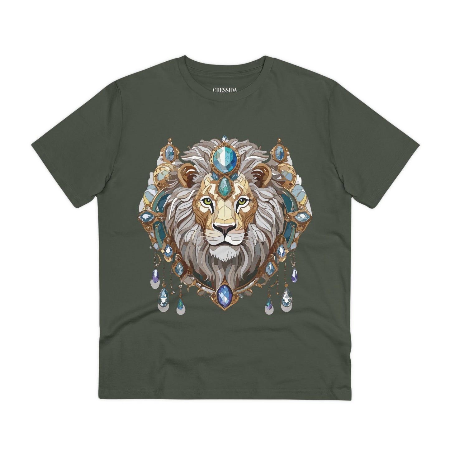 Organic T-shirt with Animals - Lion