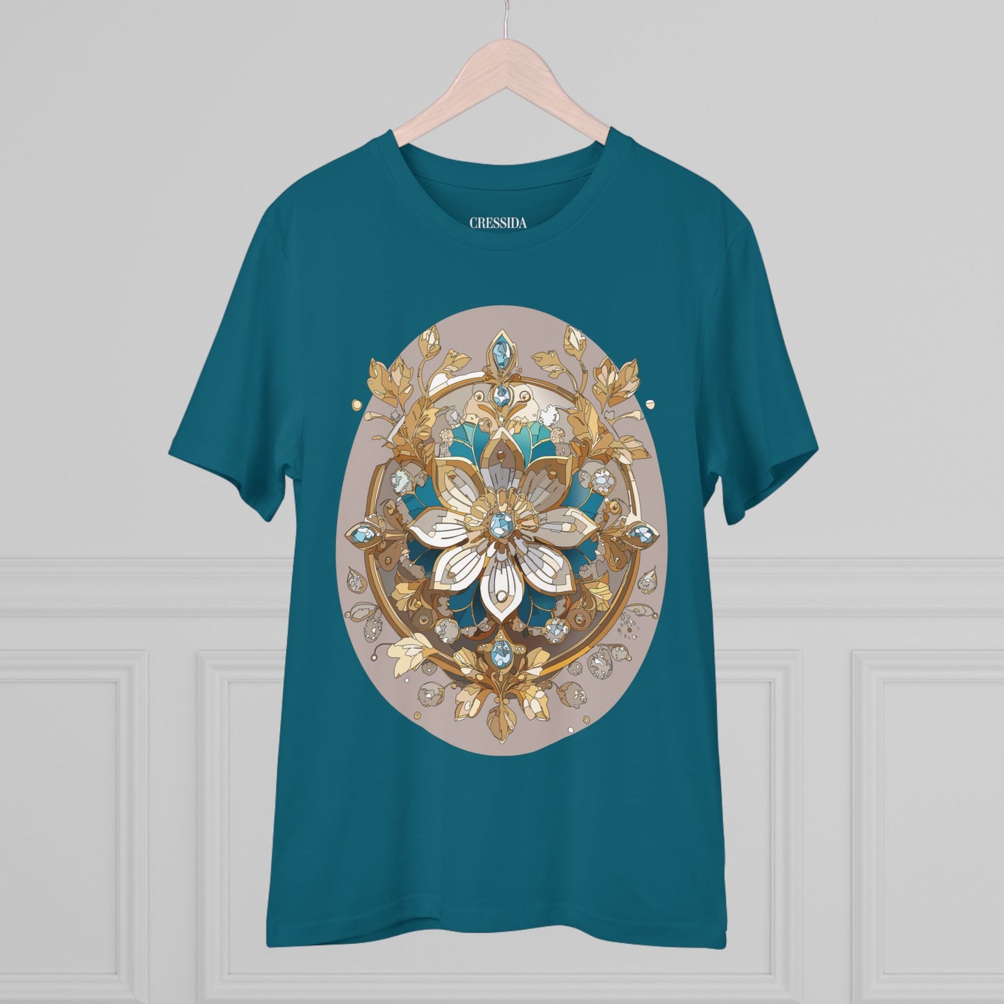 Organic T-shirt with Flower