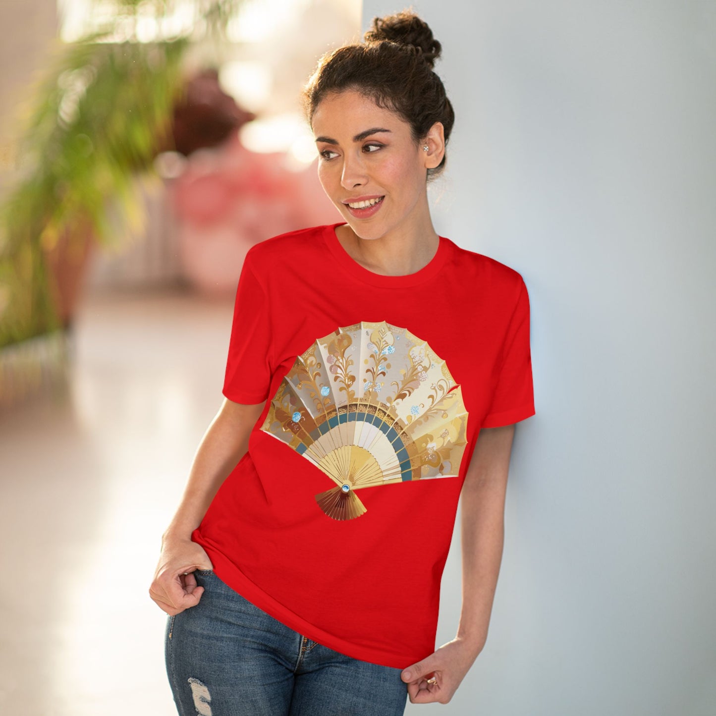 Organic T-shirt with Fan