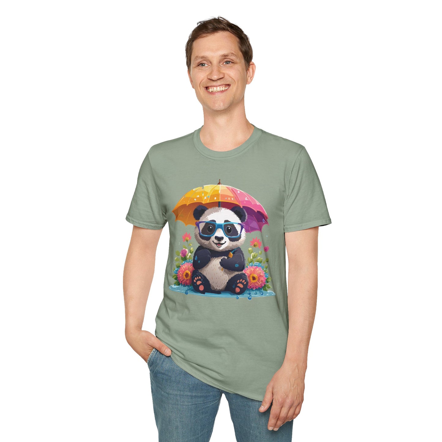 Panda Shirt, T Shirt with Panda, Animal Shirt, Tee Shirt with Animals