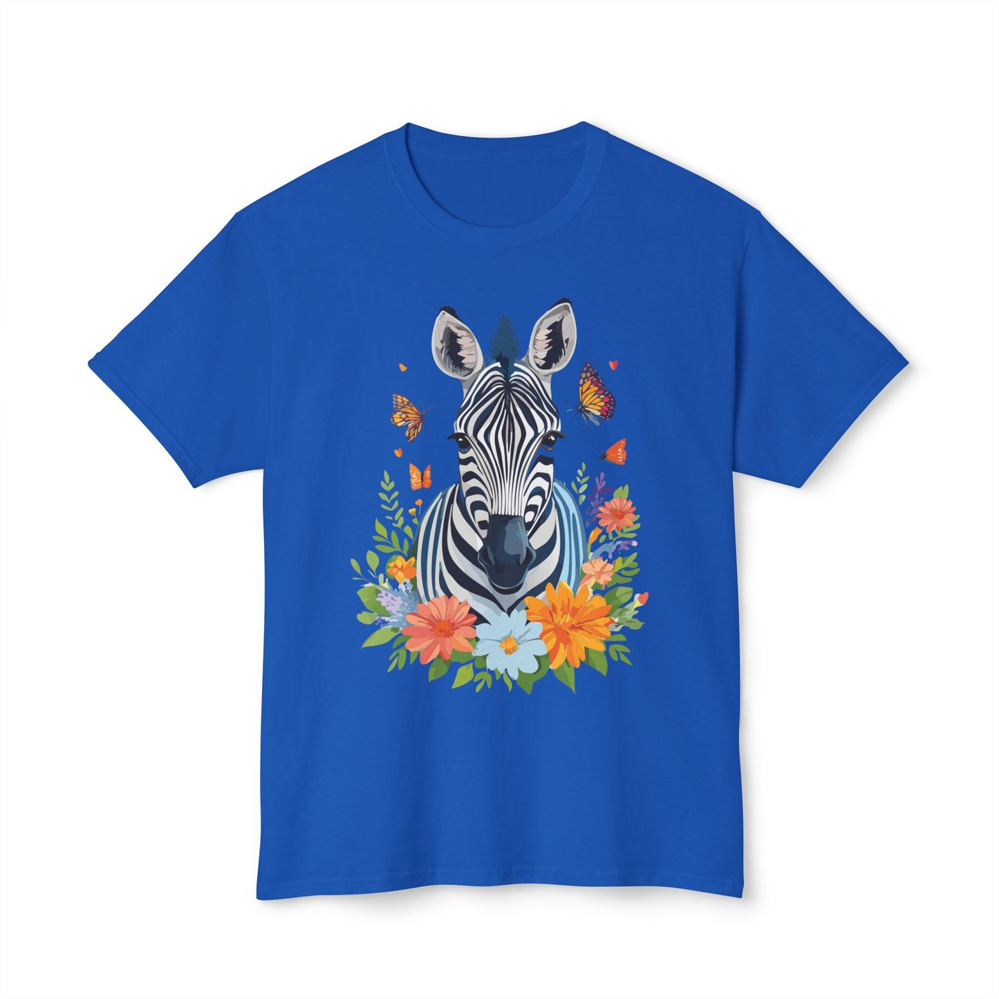Zebra T-Shirt, Vintage Zebra Tee, Floral Tees, Zebra Art Design Shirt, Tee Shirt with Zebra 8