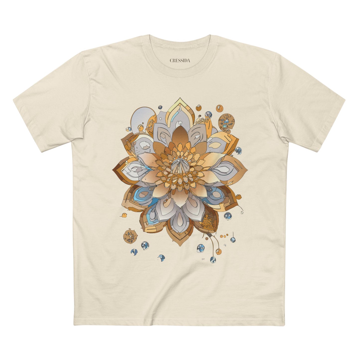 Floral Shirt, Shirt with Flower, Tee Shirt with Antique Flower