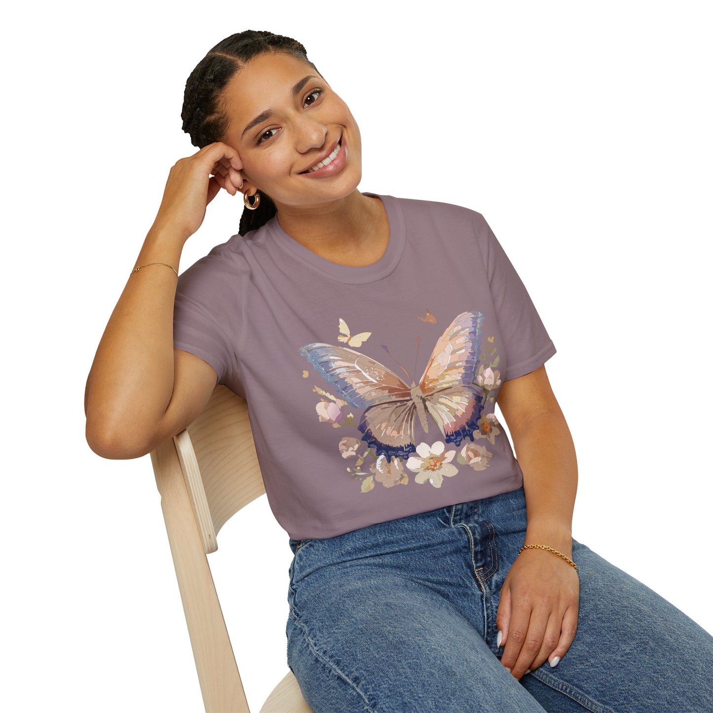 Butterfly Shirt, T Shirt with Butterfly, Monarch Shirt