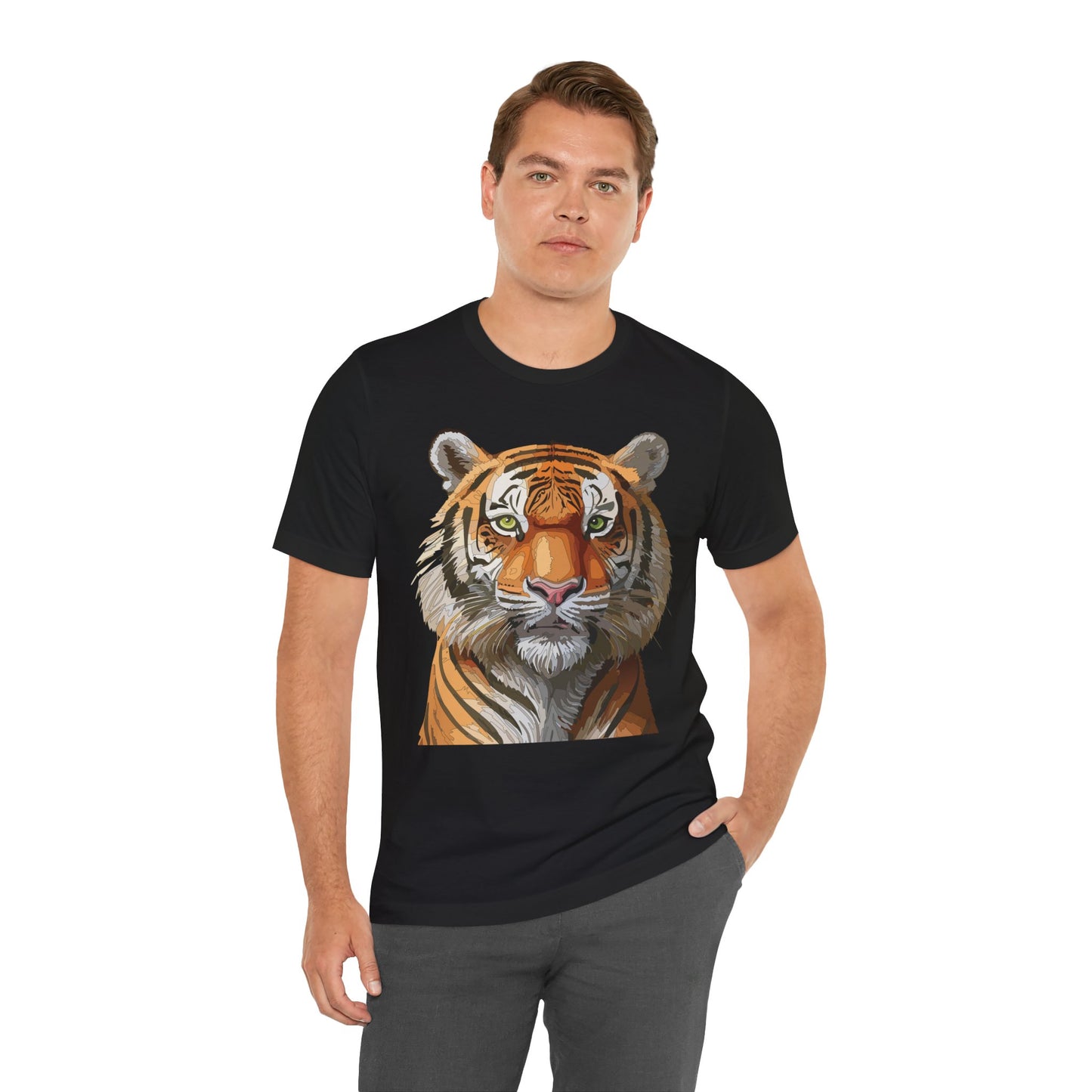 Unisex Animal Shirt, Tee Shirt with Animals, Art Design Tee Shirt, Wild Animals Shirt