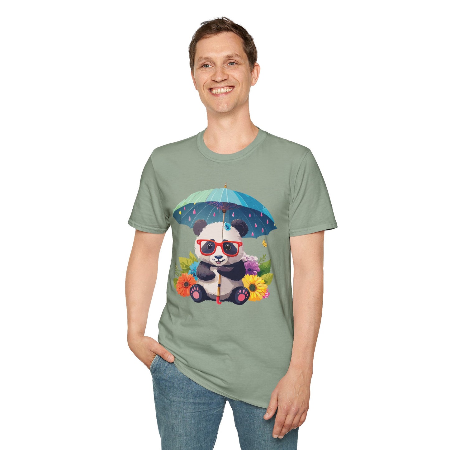 Panda Shirt, T Shirt with Panda, Animal Shirt, Tee Shirt with Animals