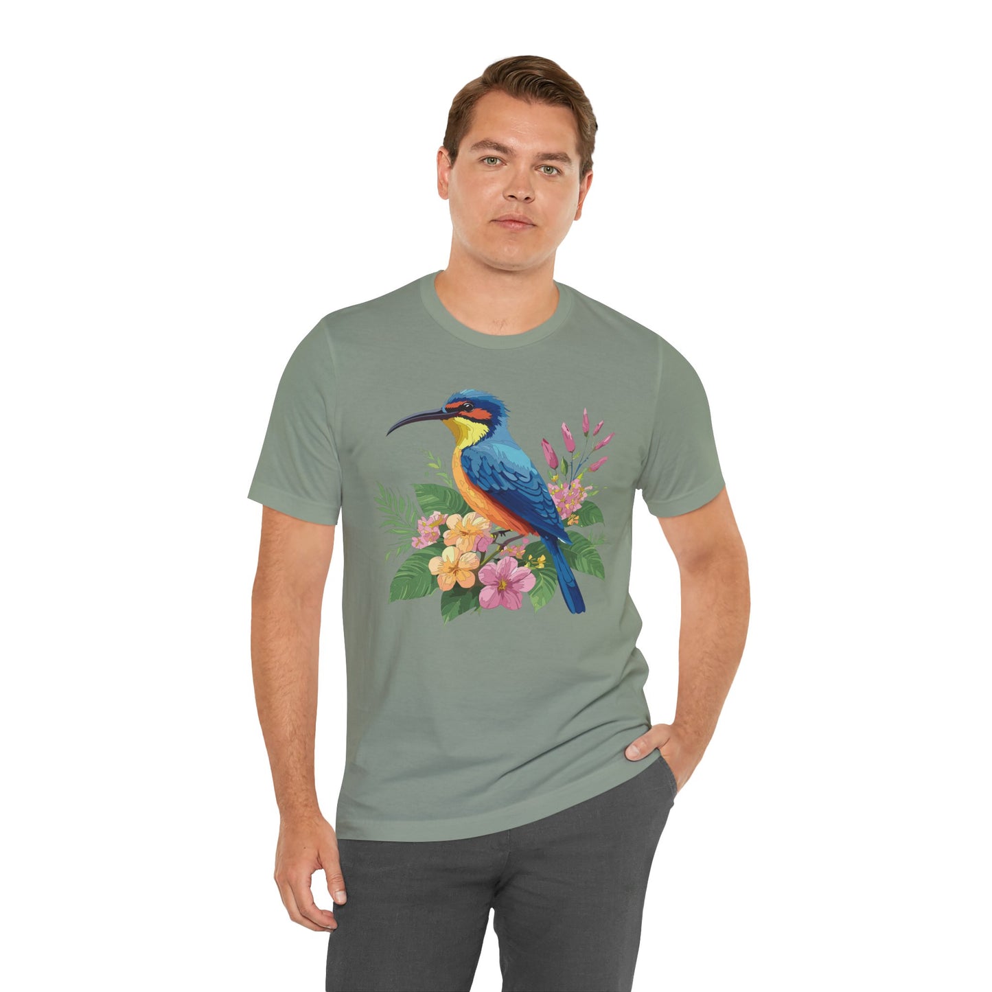 Unisex Animal Shirt, Tee Shirt with Animals, Art Design Tee Shirt, Wild Animals Shirt