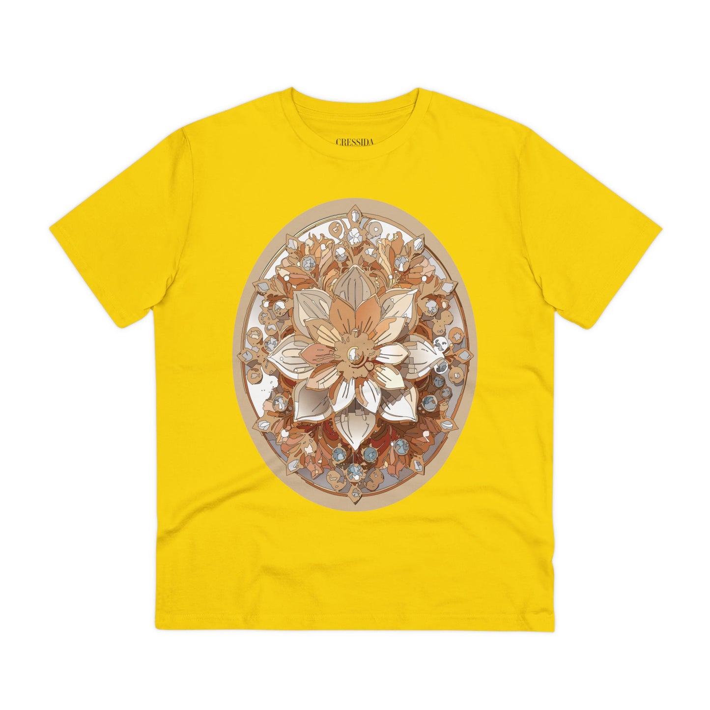 Organic T-shirt with Flower