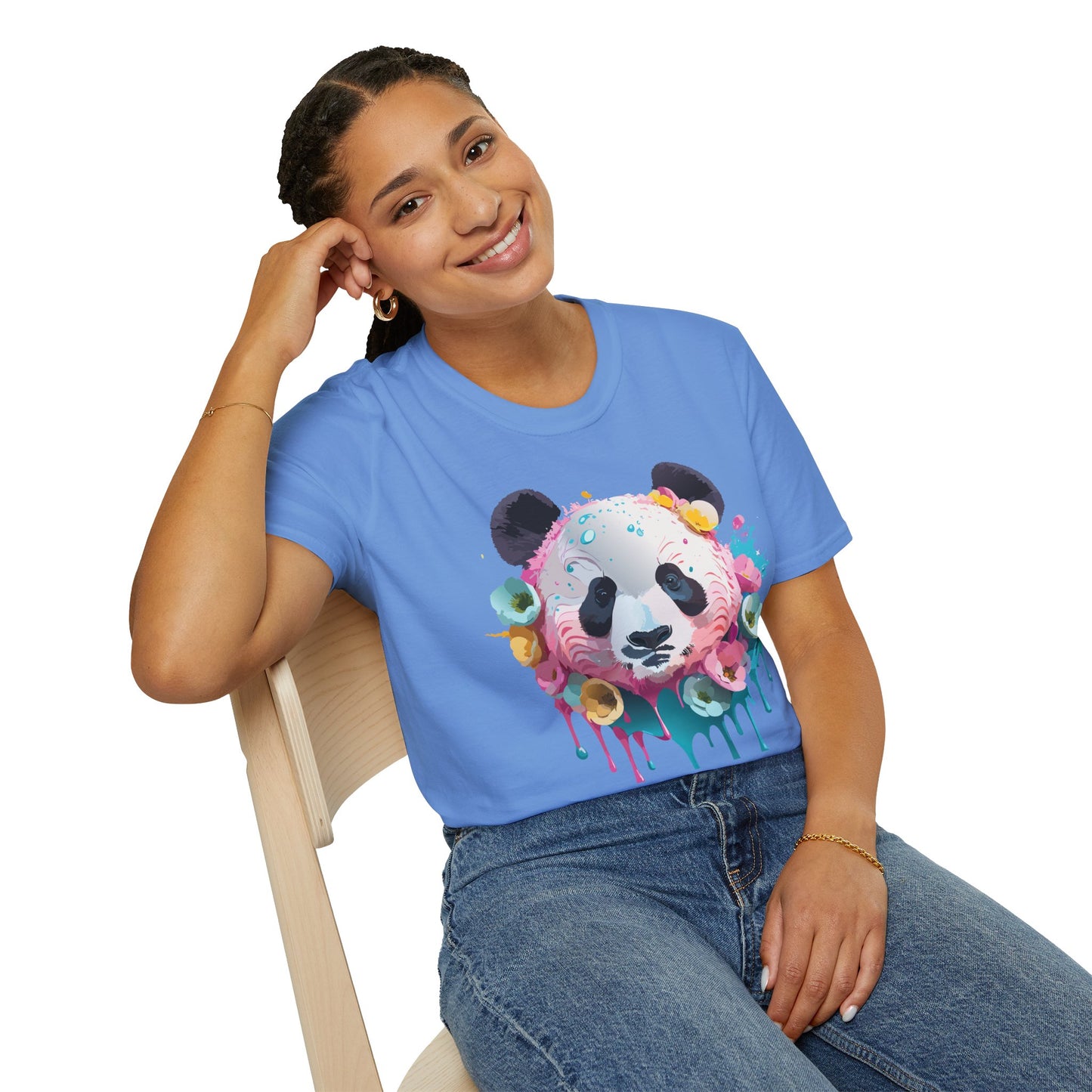 Panda Shirt, T Shirt with Panda, Animal Shirt, Tee Shirt with Animals