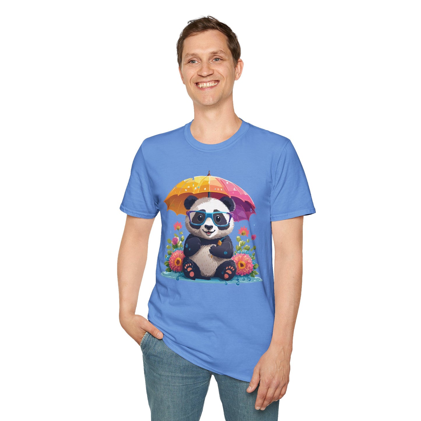 Panda Shirt, T Shirt with Panda, Animal Shirt, Tee Shirt with Animals