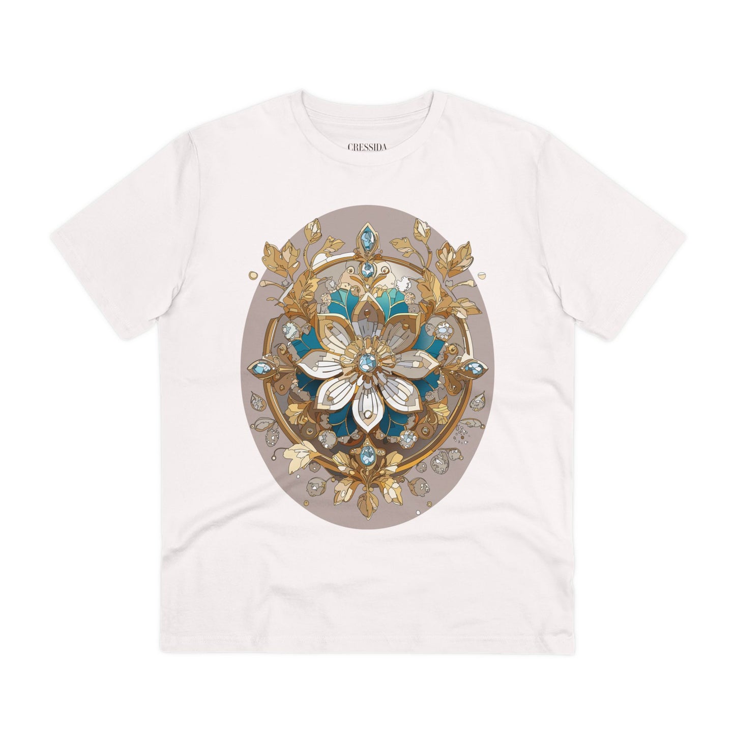 Organic T-shirt with Flower