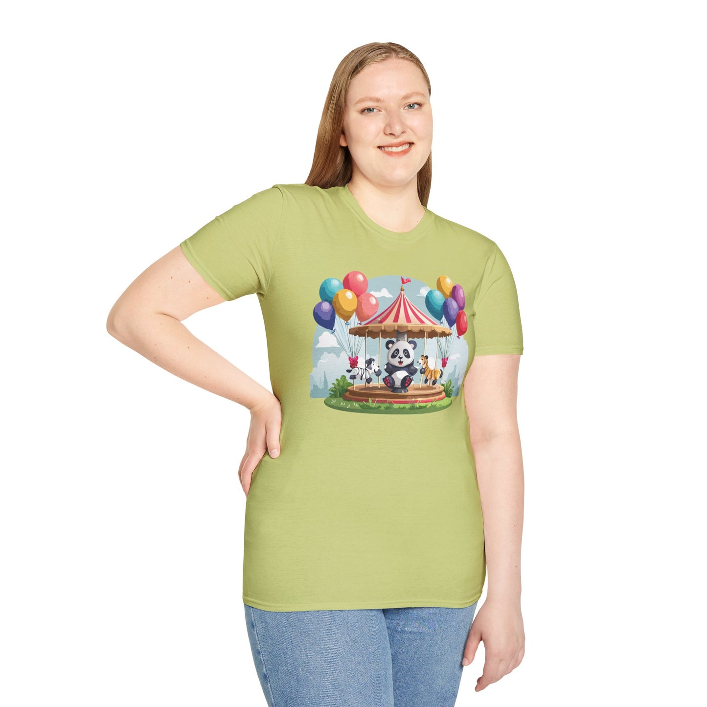 Panda Shirt, T Shirt with Panda, Animal Shirt, Tee Shirt with Animals