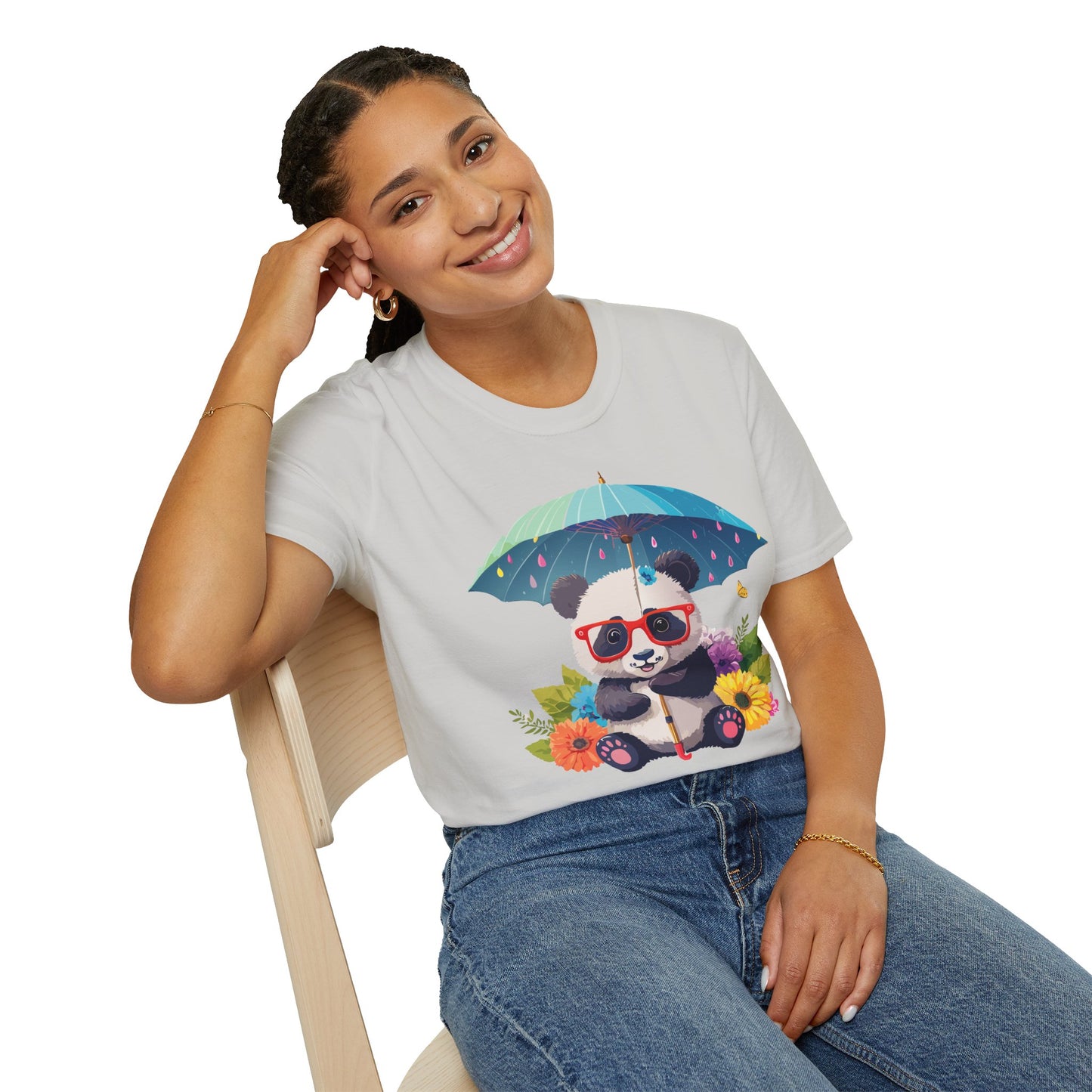 Panda Shirt, T Shirt with Panda, Animal Shirt, Tee Shirt with Animals