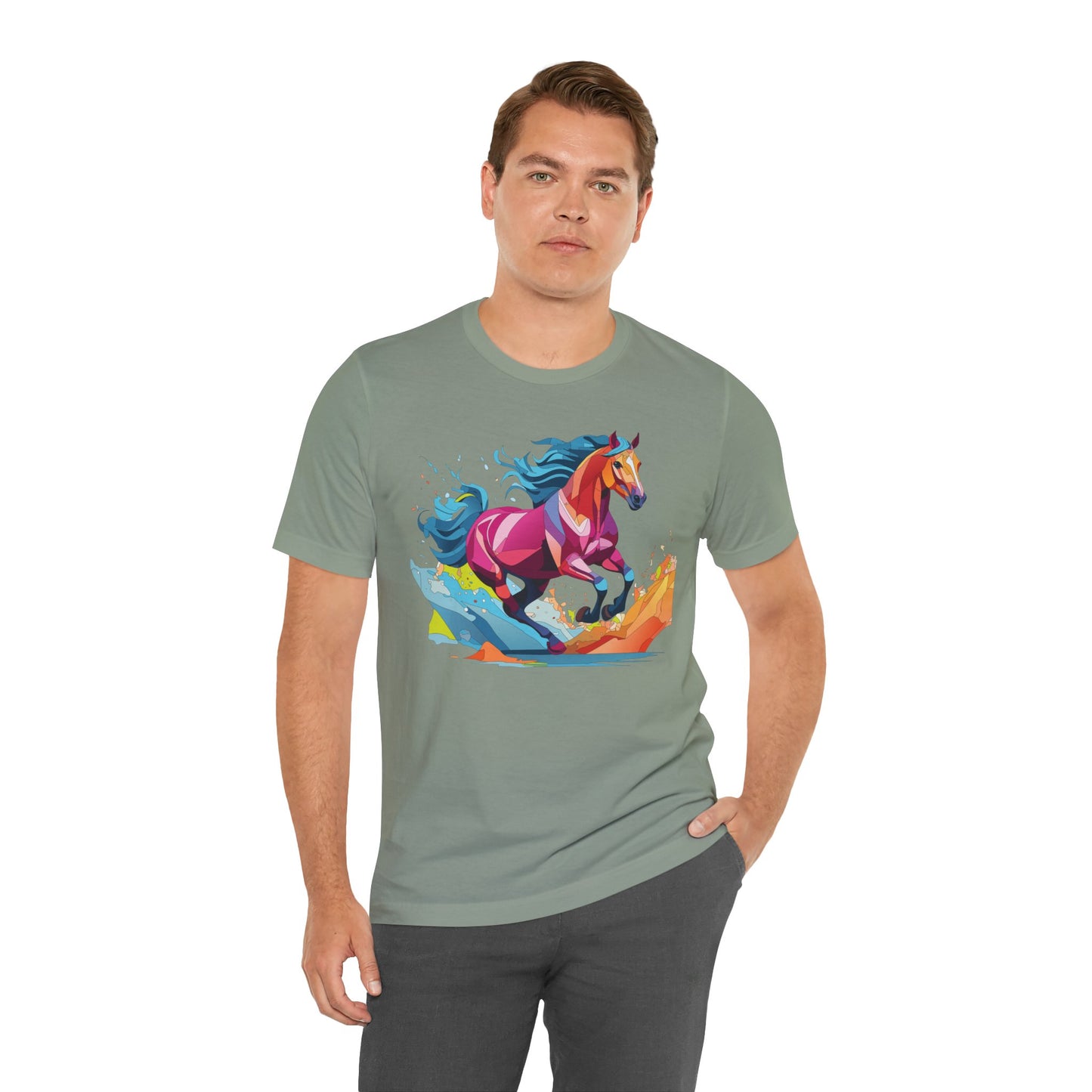 Unisex Animal Shirt, Tee Shirt with Animals, Art Design Tee Shirt, Wild Animals Shirt
