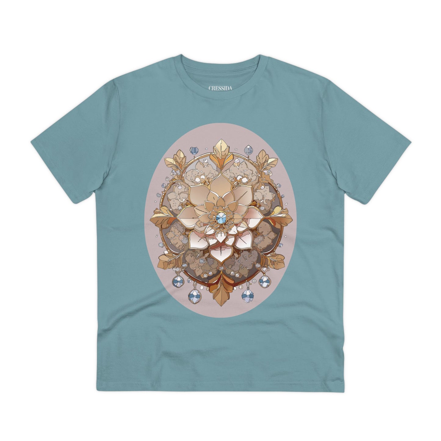 Organic T-shirt with Flower