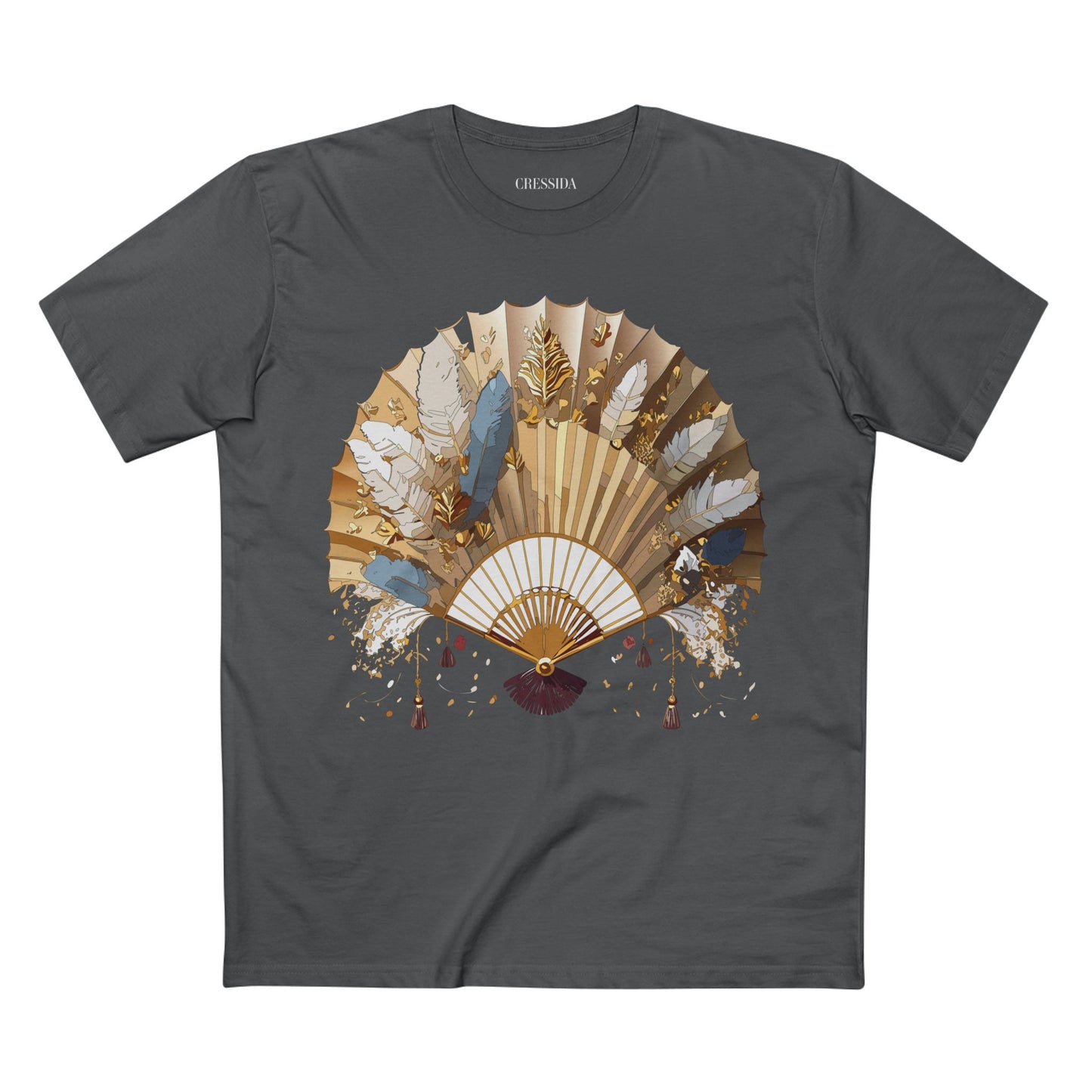 Fan shirt, Shirt with Fan, Tee Shirt with Antique Fan