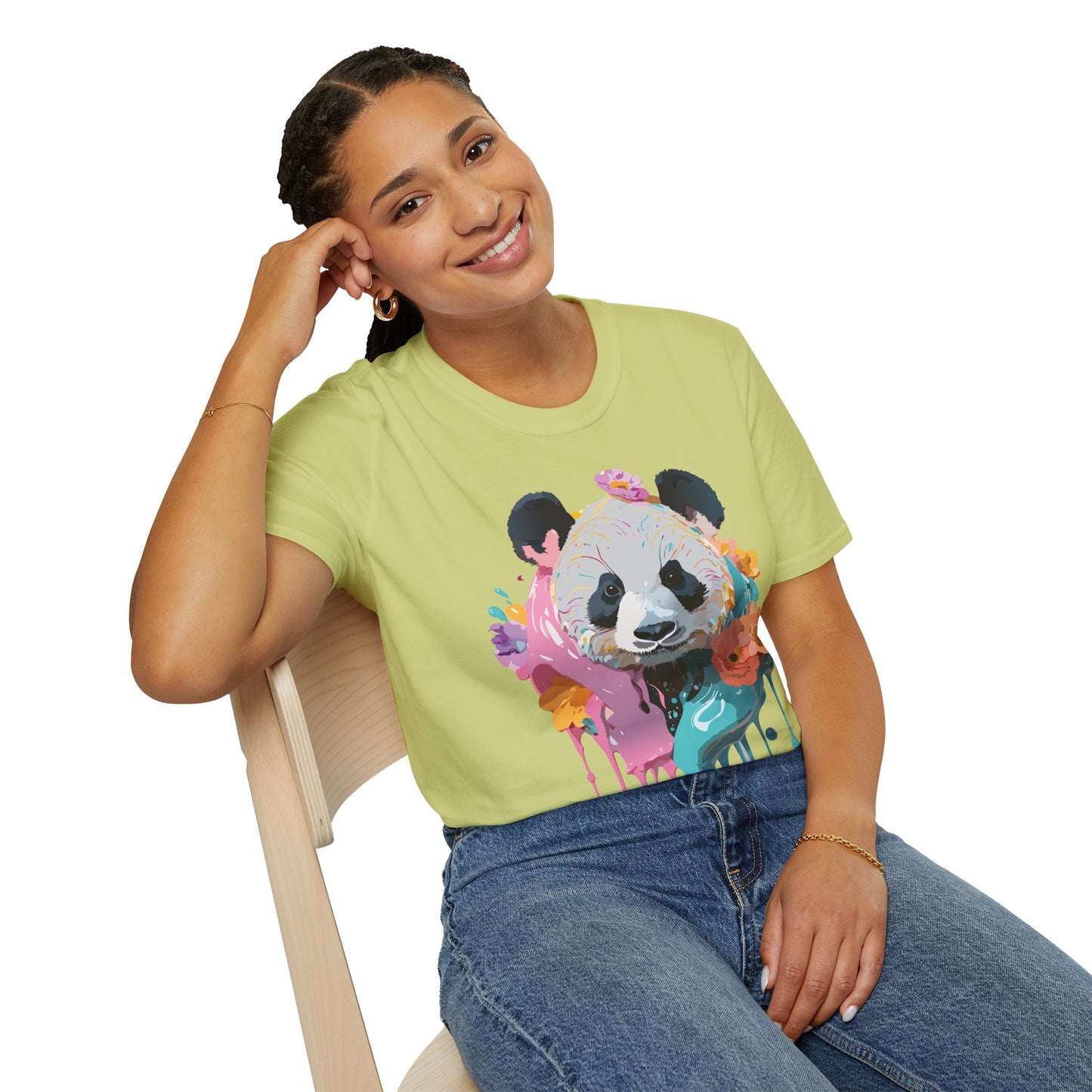 Panda Shirt, T Shirt with Panda, Animal Shirt, Tee Shirt with Animals