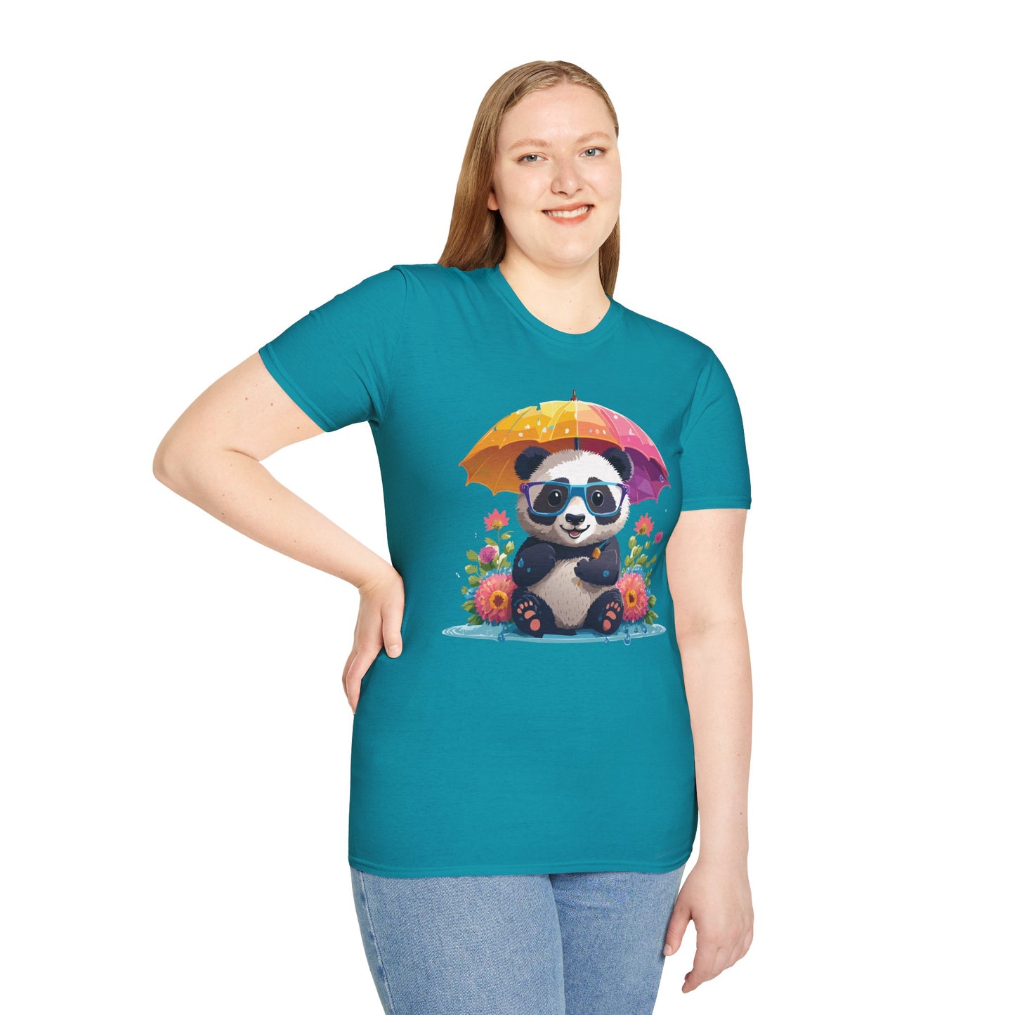 Panda Shirt, T Shirt with Panda, Animal Shirt, Tee Shirt with Animals