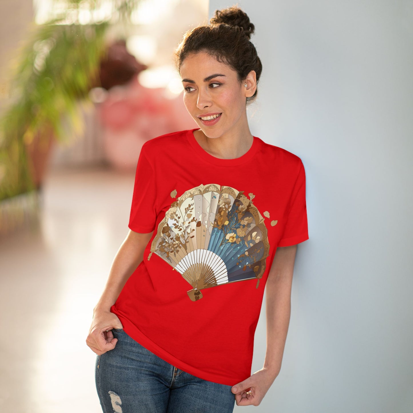 Organic T-shirt with Fan