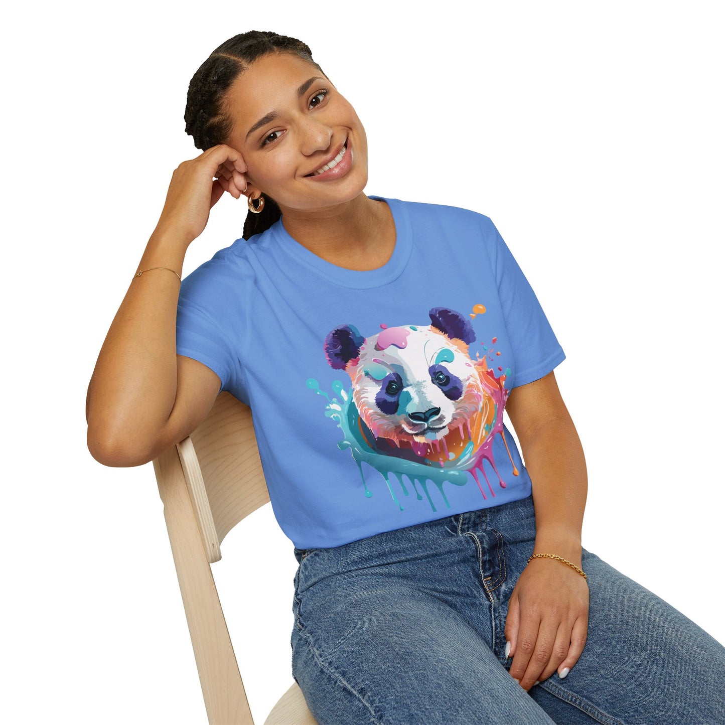 Panda Shirt, T Shirt with Panda, Animal Shirt, Tee Shirt with Animals