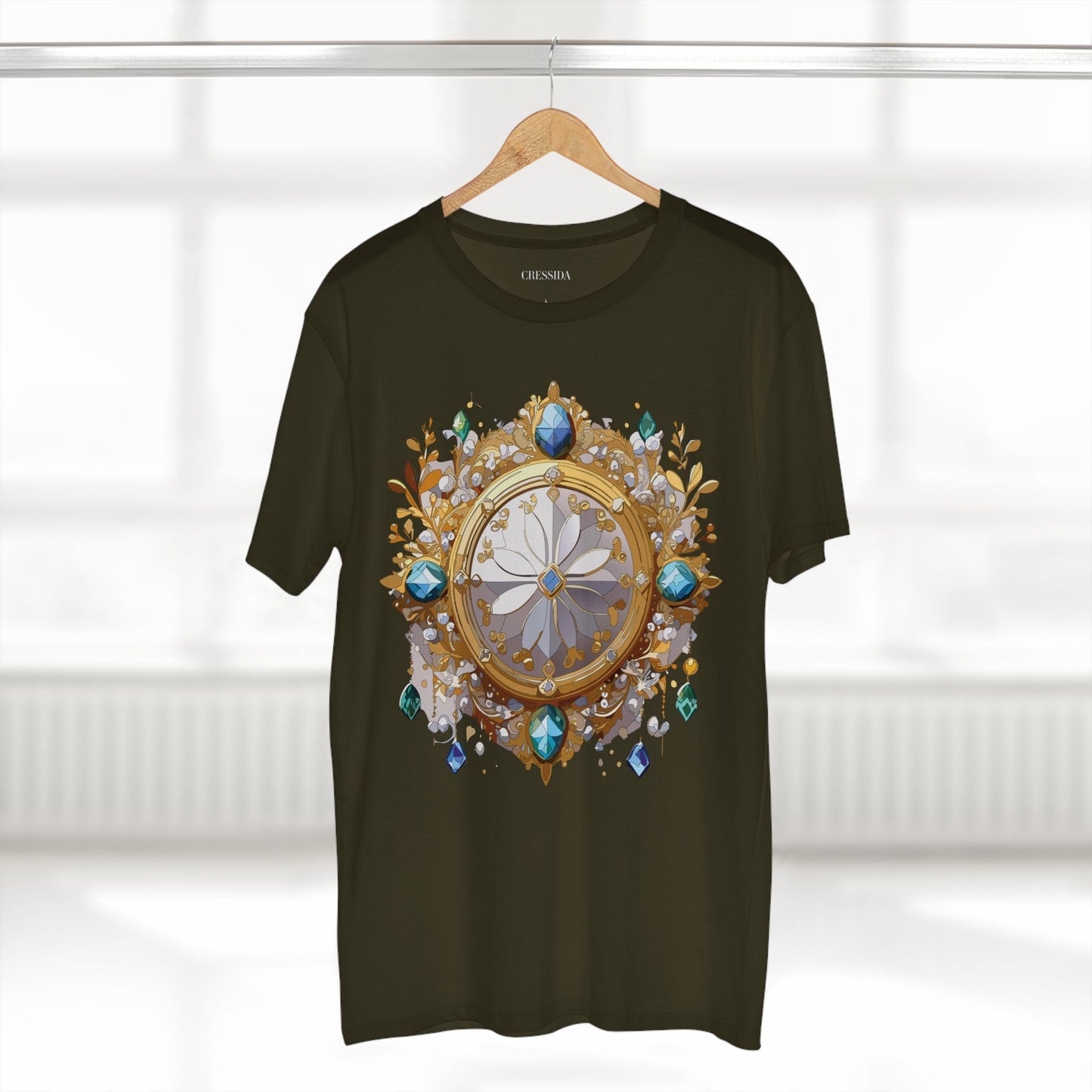 Medallion Shirt, Shirt with Medallion, Tee Shirt with Medal