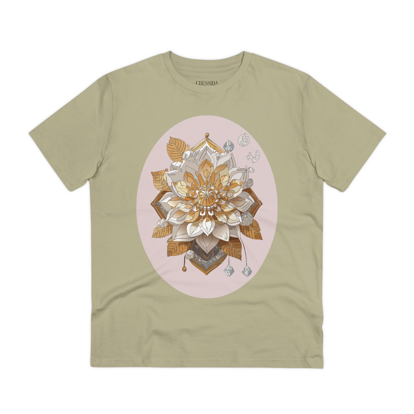 Organic T-shirt with Flower