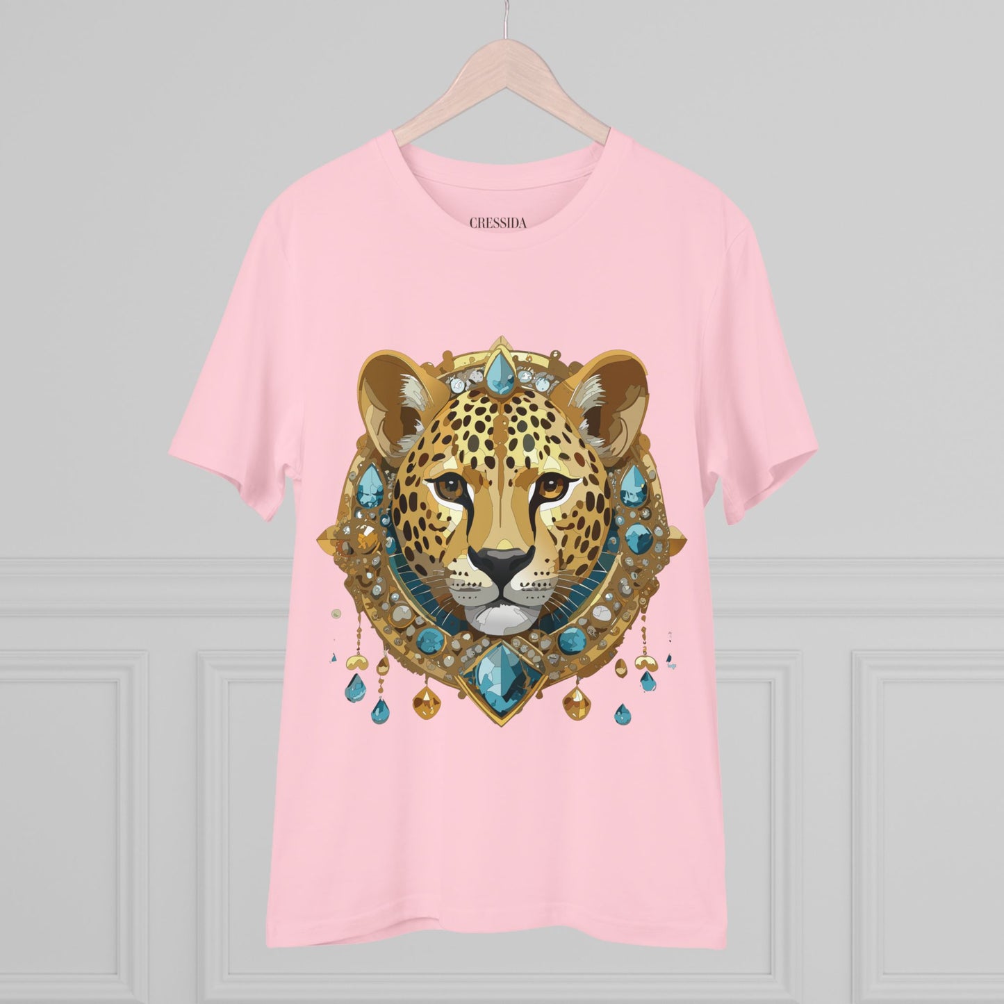 Organic T-shirt with Animals - Cheetah