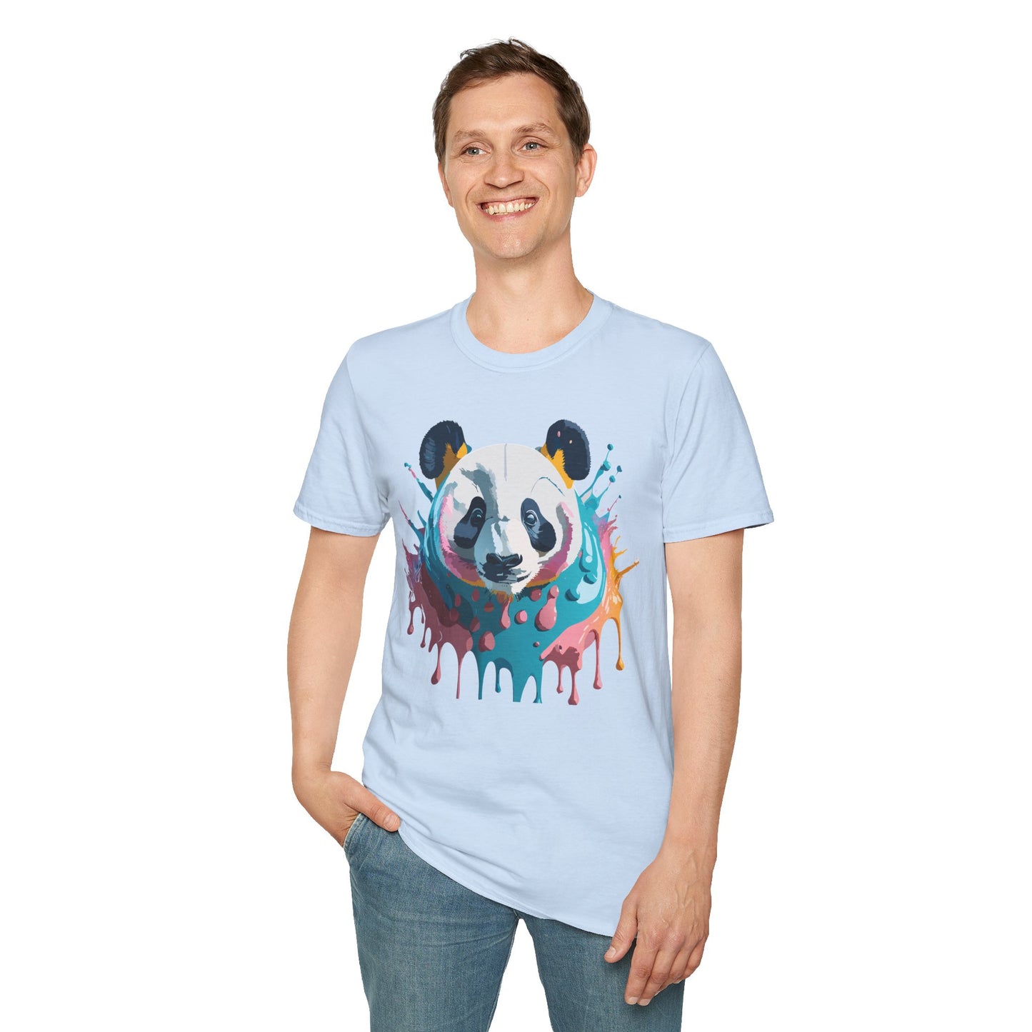 Panda Shirt, T Shirt with Panda, Animal Shirt, Tee Shirt with Animals