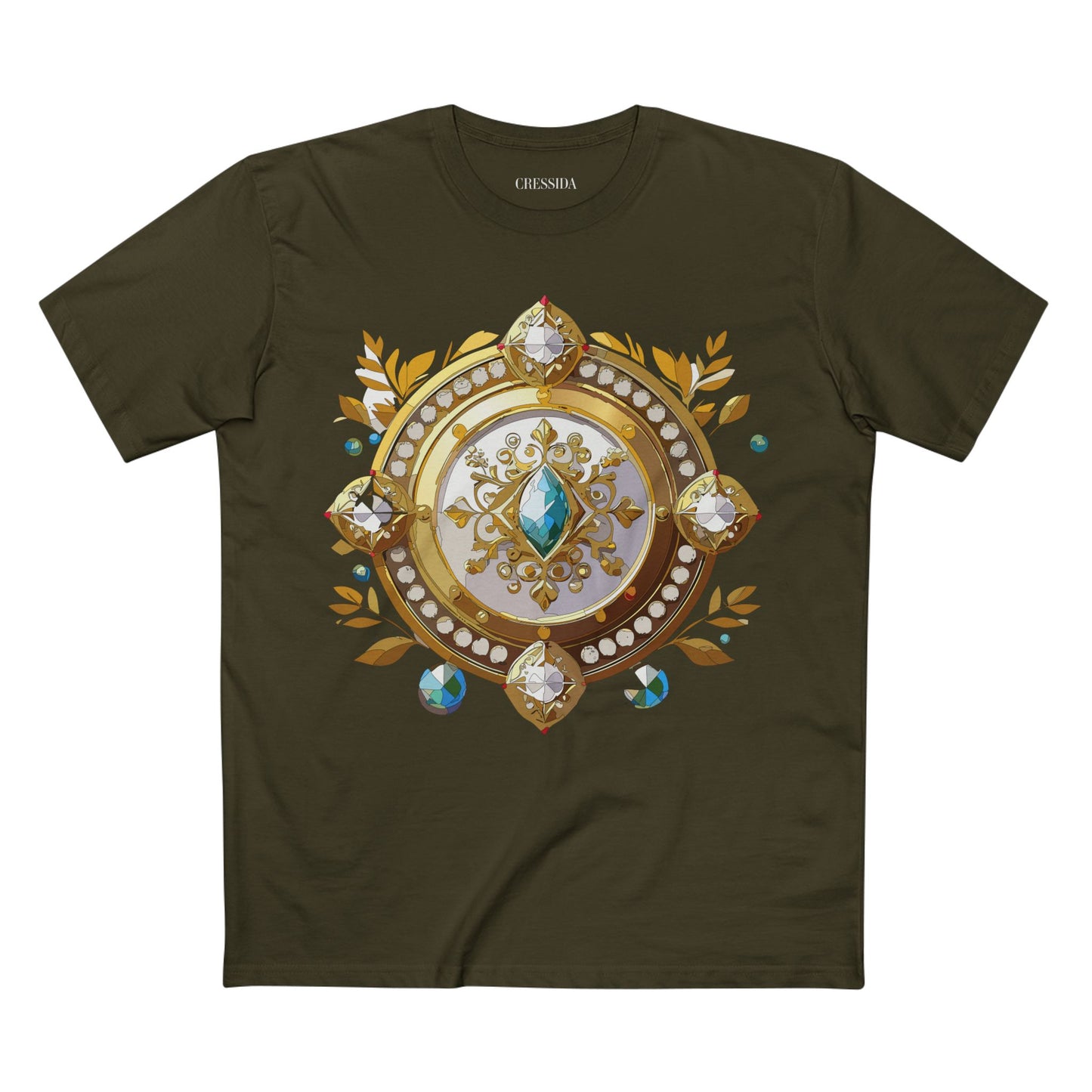 Medallion Shirt, Shirt with Medallion, Tee Shirt with Medal