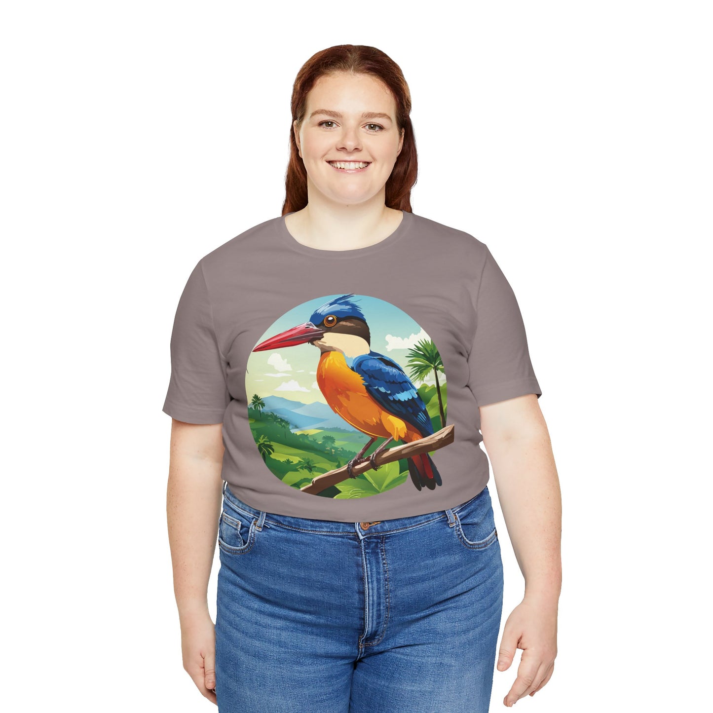 Unisex Animal Shirt, Tee Shirt with Animals, Art Design Tee Shirt, Wild Animals Shirt