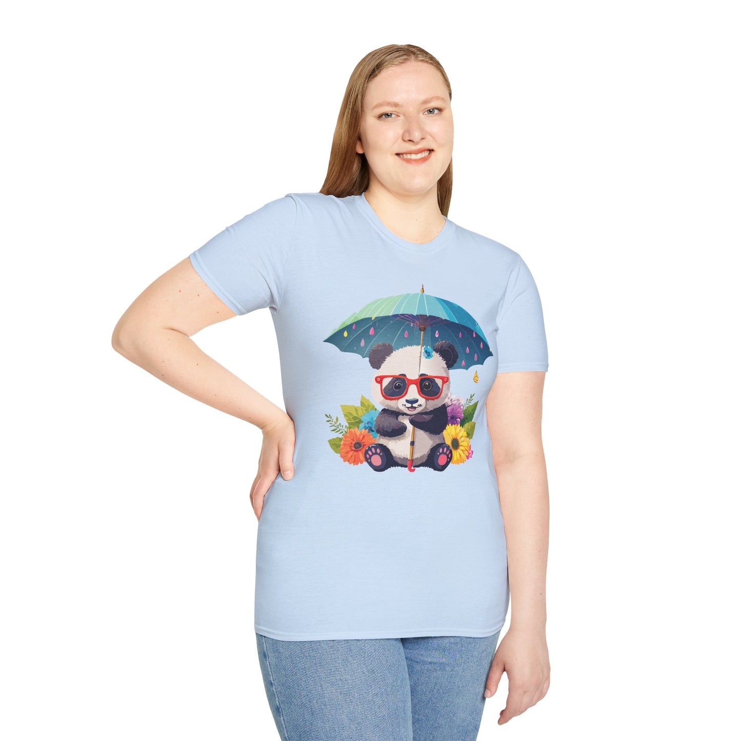 Panda Shirt, T Shirt with Panda, Animal Shirt, Tee Shirt with Animals