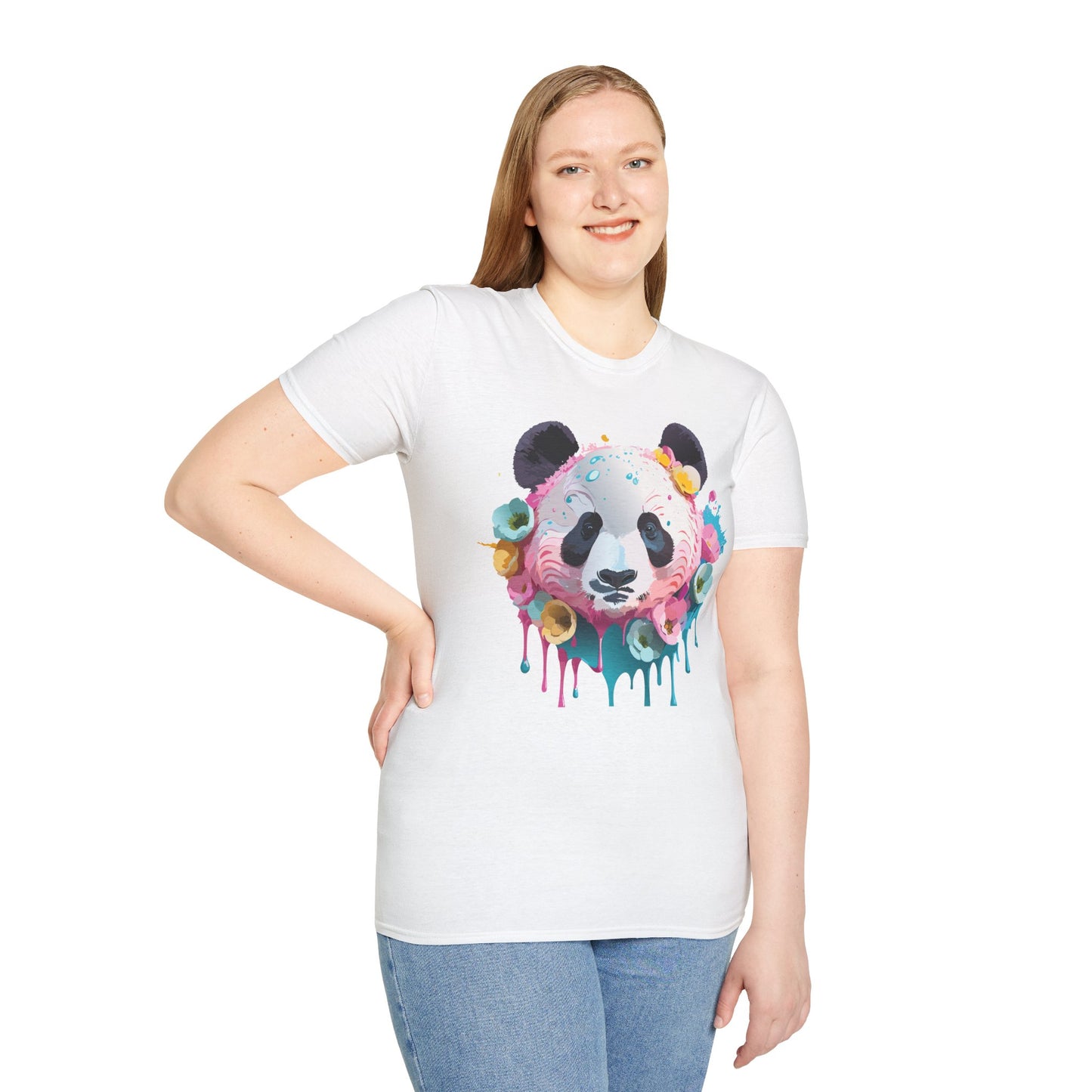 Panda Shirt, T Shirt with Panda, Animal Shirt, Tee Shirt with Animals