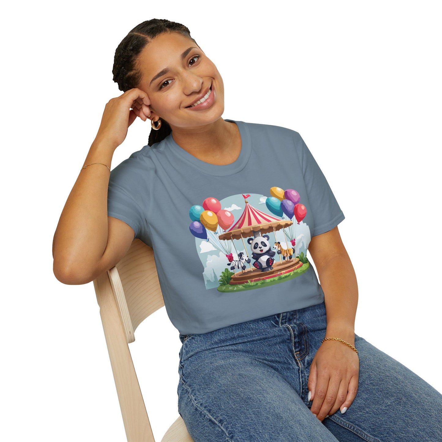 Panda Shirt, T Shirt with Panda, Animal Shirt, Tee Shirt with Animals
