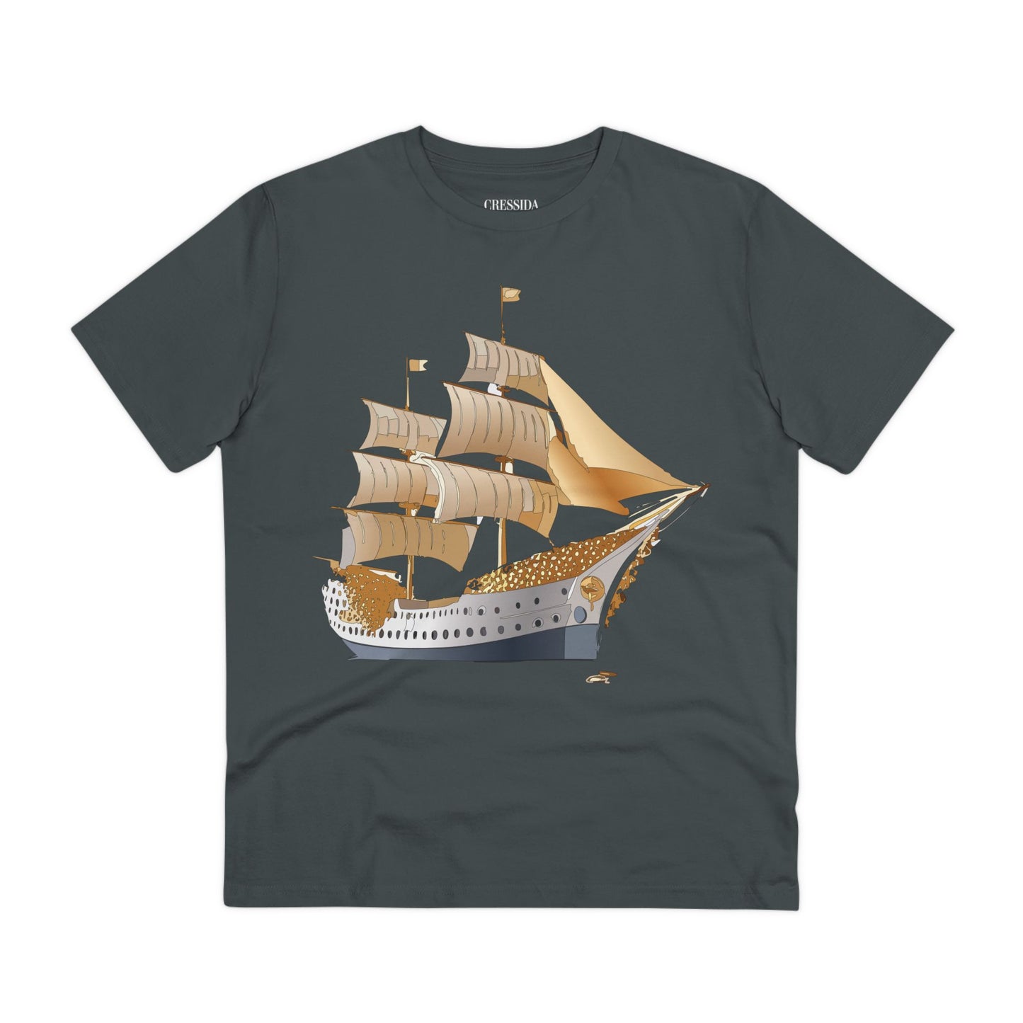 Bio T-Shirt mit Schiff