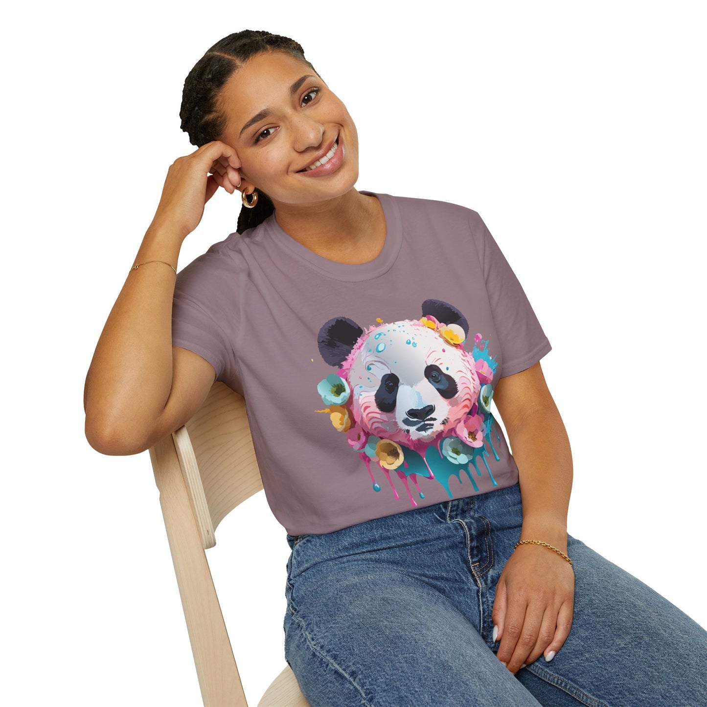 Panda Shirt, T Shirt with Panda, Animal Shirt, Tee Shirt with Animals