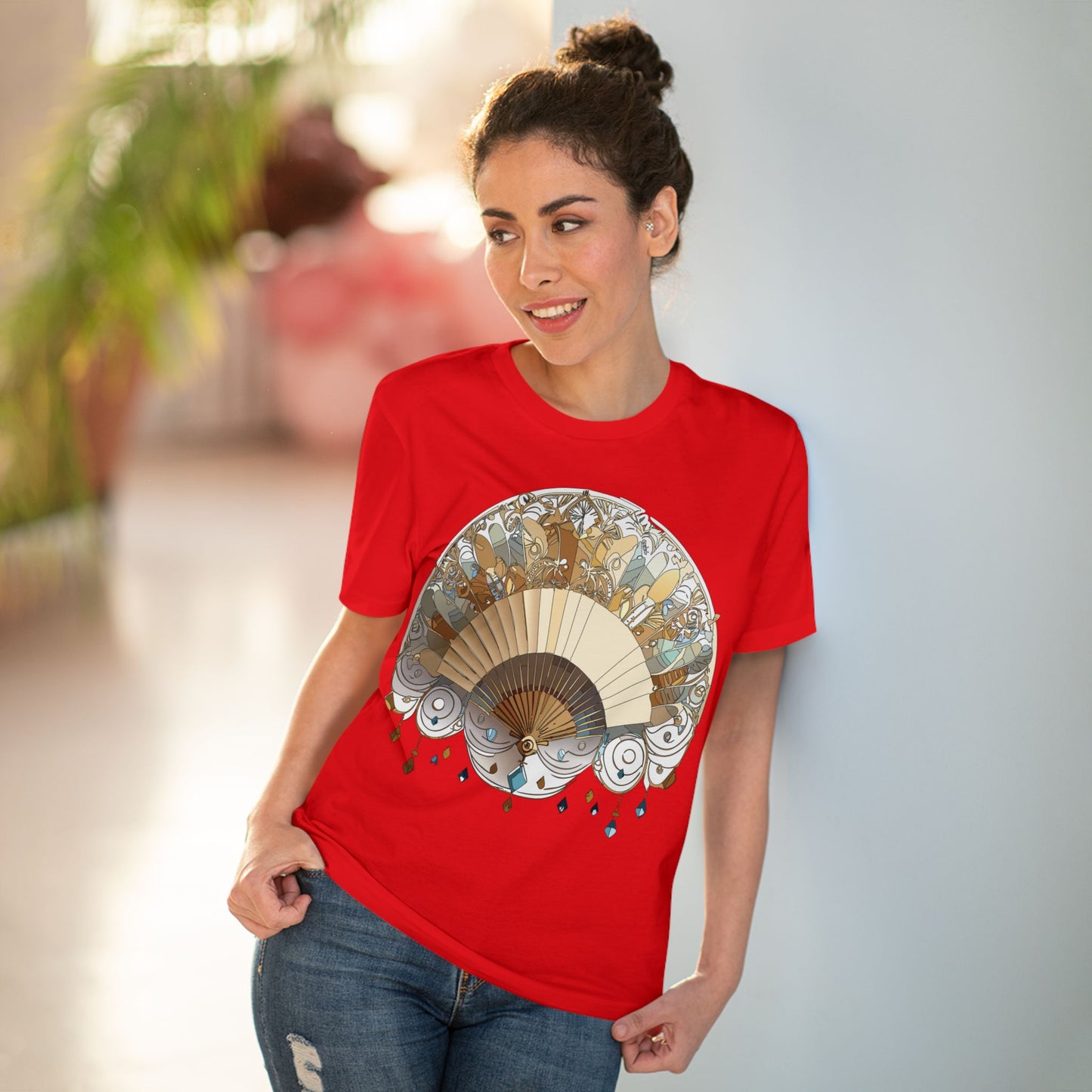 Organic T-shirt with Fan