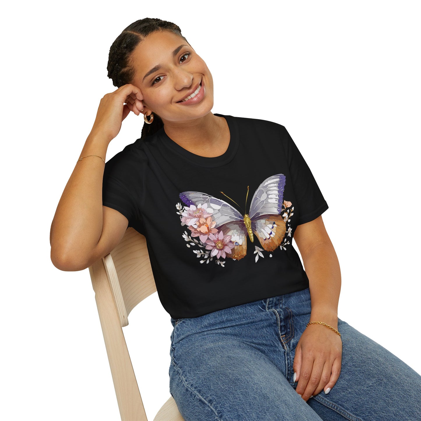 Butterfly Shirt, T Shirt with Butterfly, Monarch Shirt