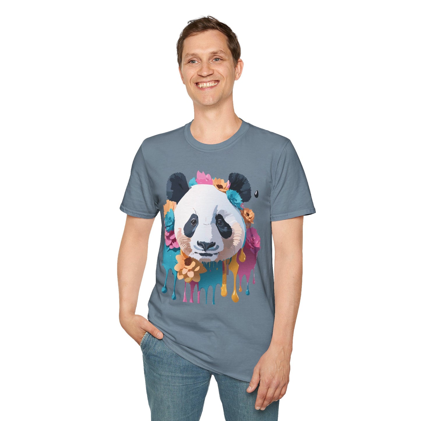 Panda Shirt, T Shirt with Panda, Animal Shirt, Tee Shirt with Animals