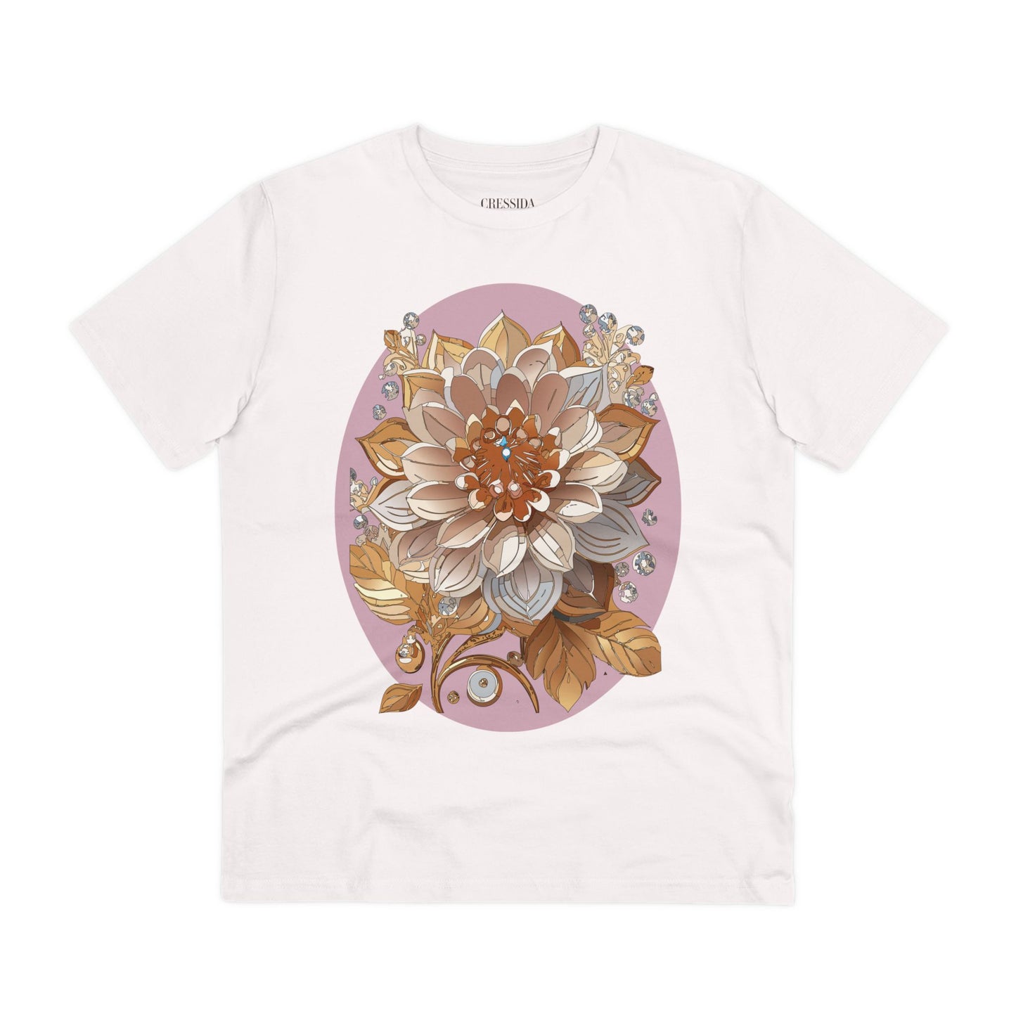 Organic T-shirt with Flower