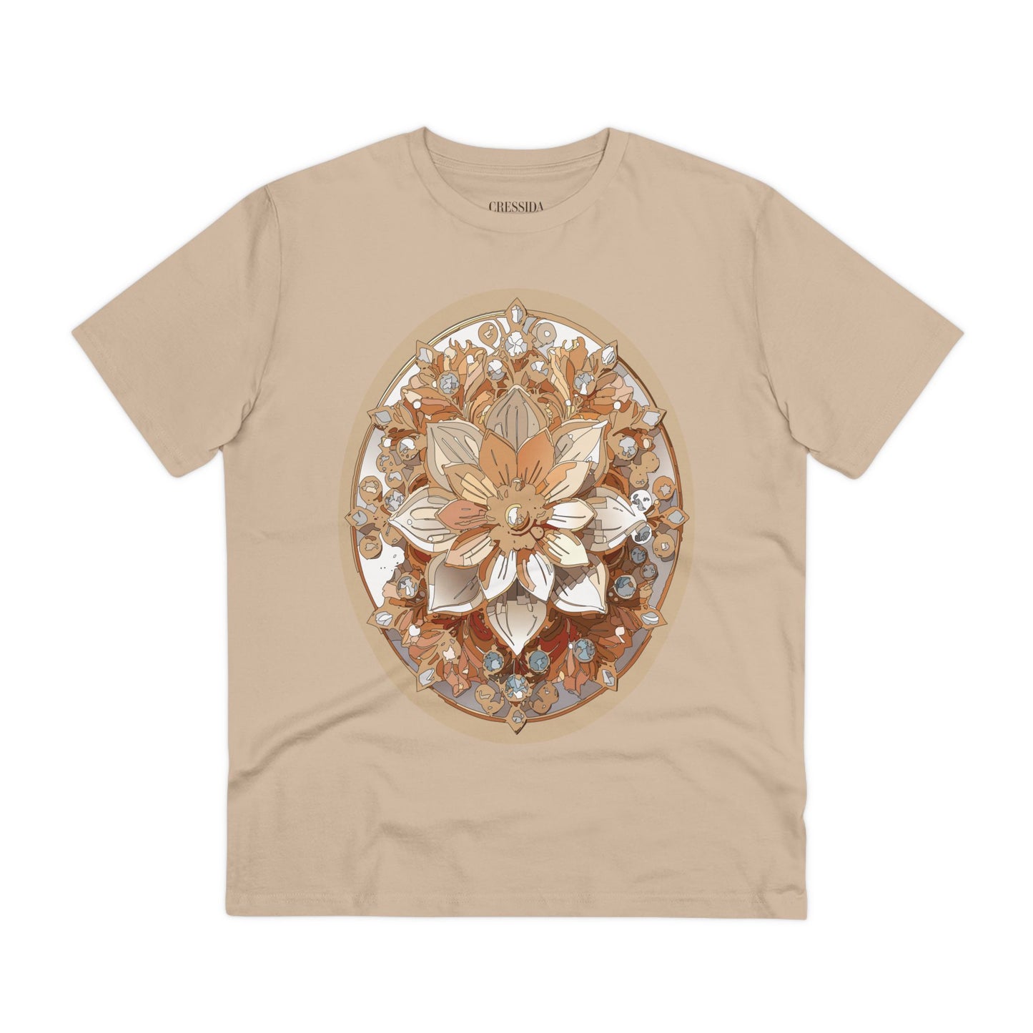 Organic T-shirt with Flower