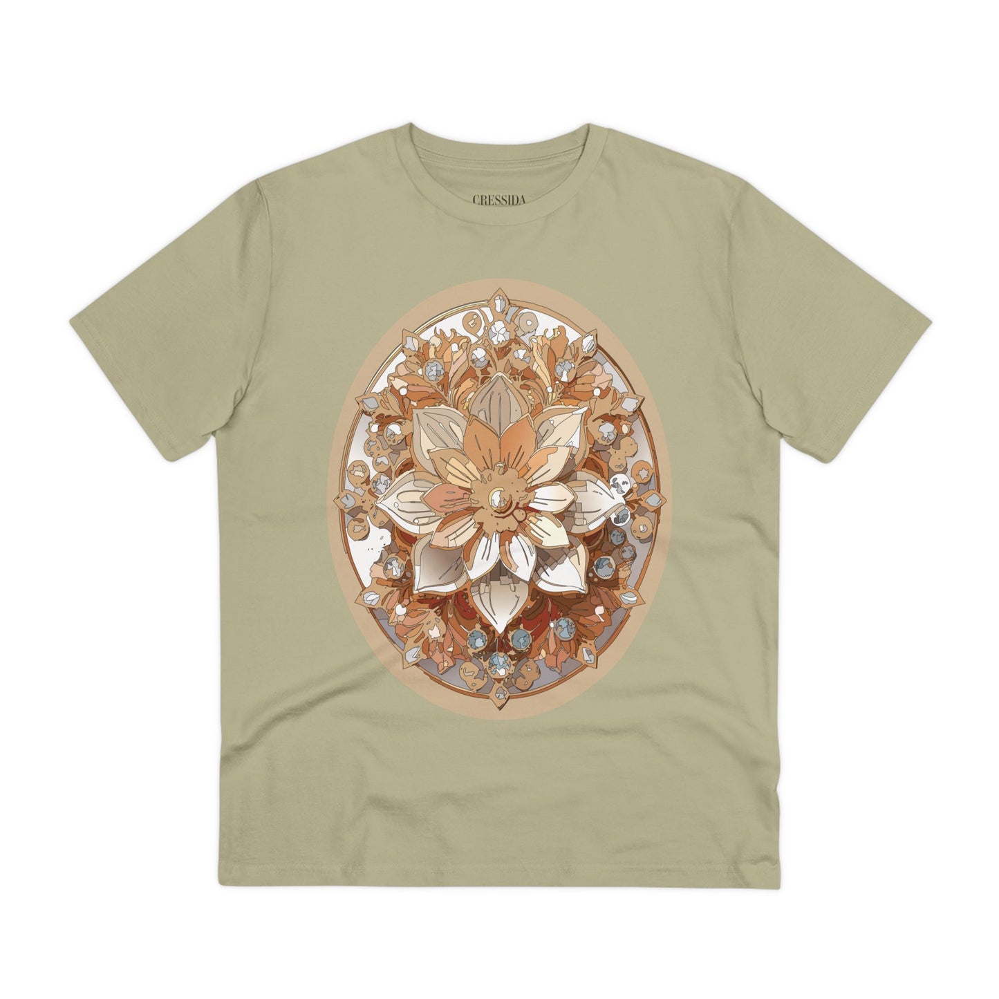 Organic T-shirt with Flower