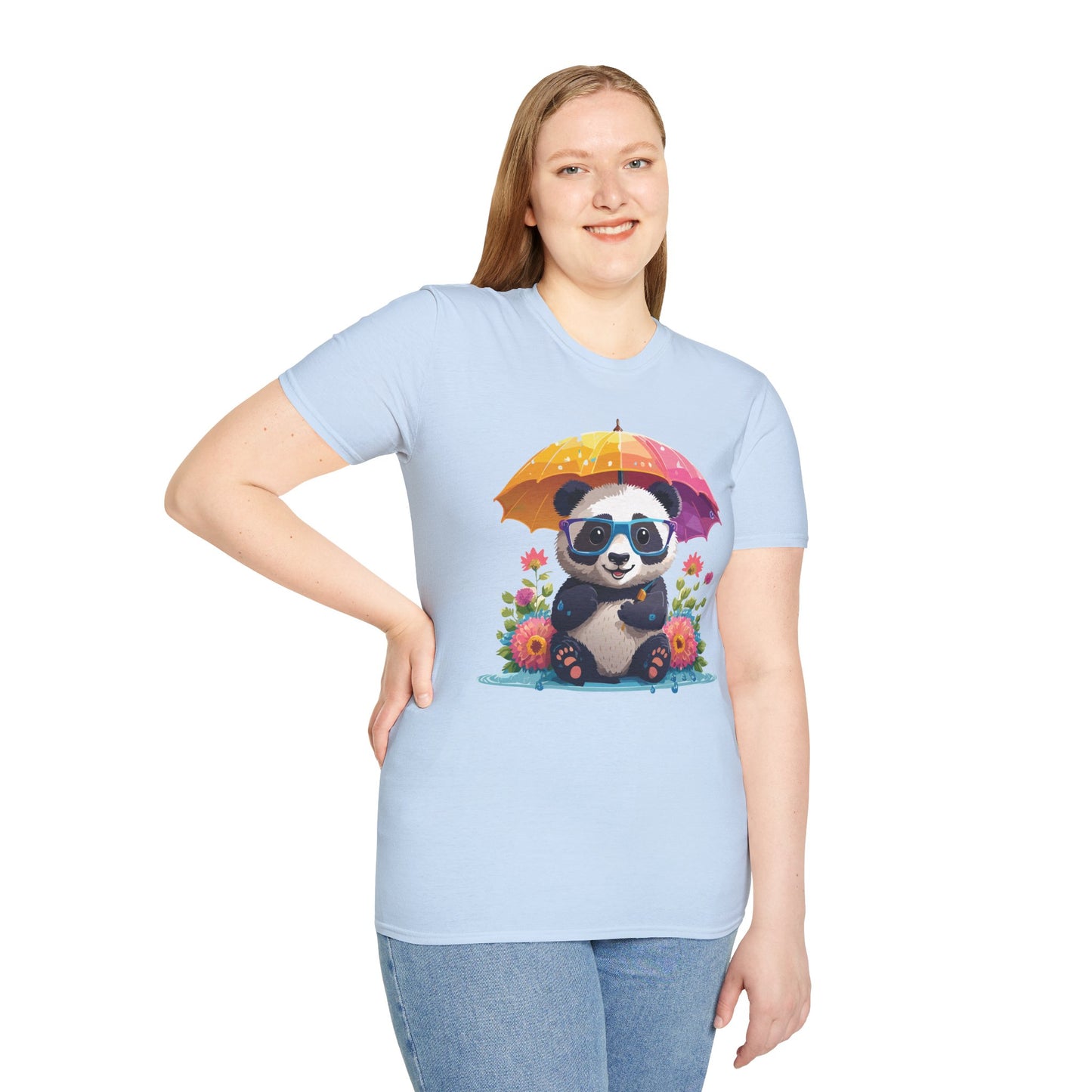 Panda Shirt, T Shirt with Panda, Animal Shirt, Tee Shirt with Animals