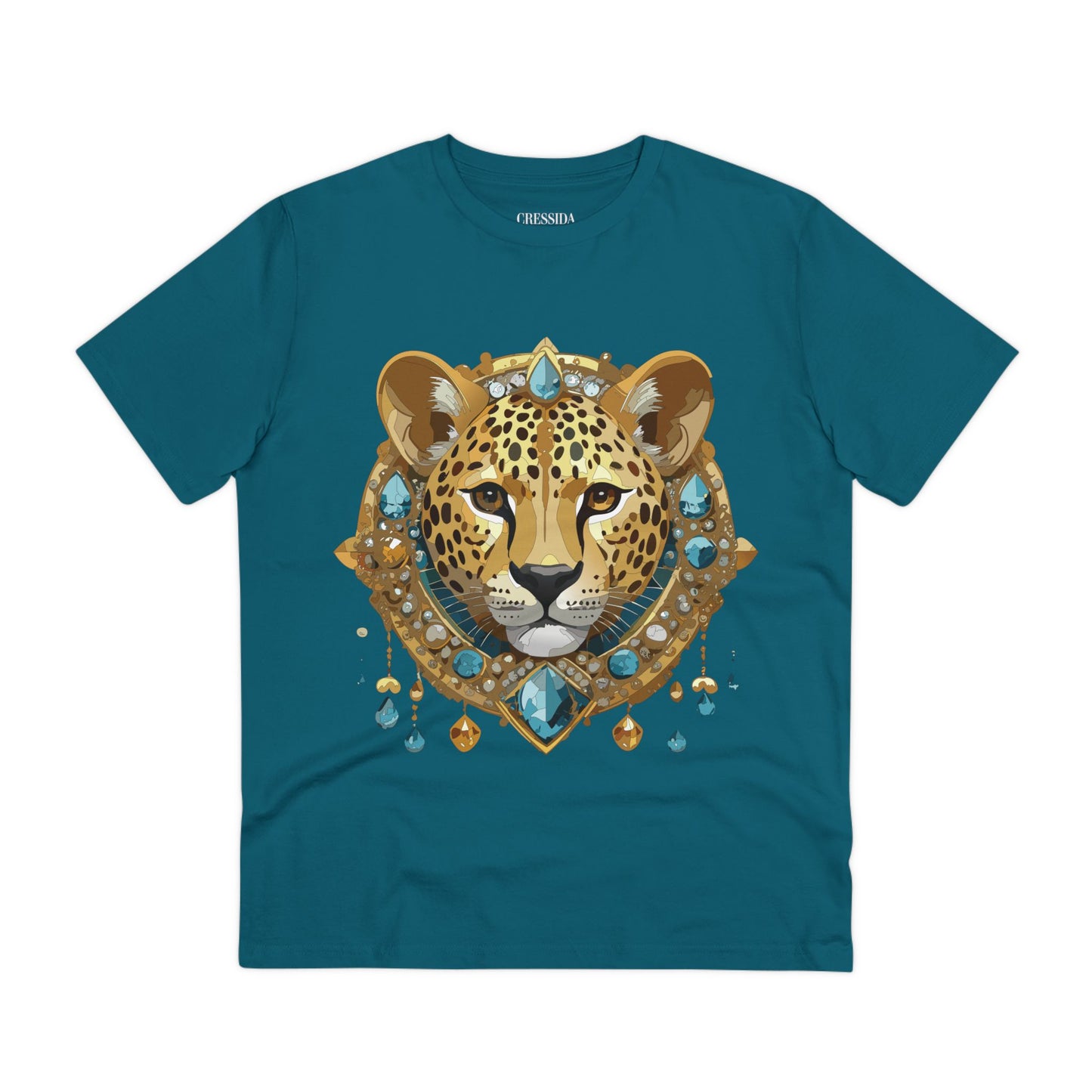 Organic T-shirt with Animals - Cheetah