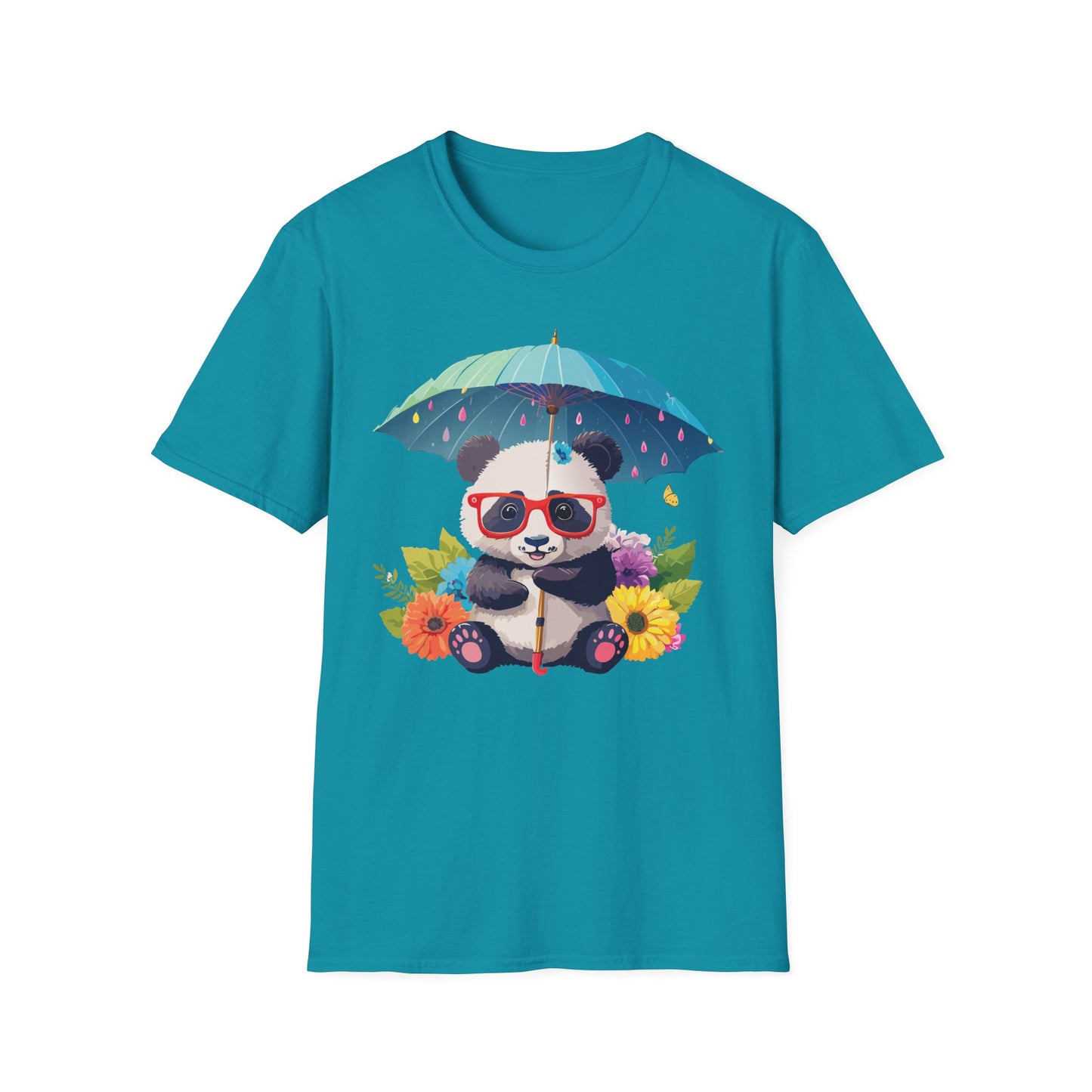 Panda Shirt, T Shirt with Panda, Animal Shirt, Tee Shirt with Animals