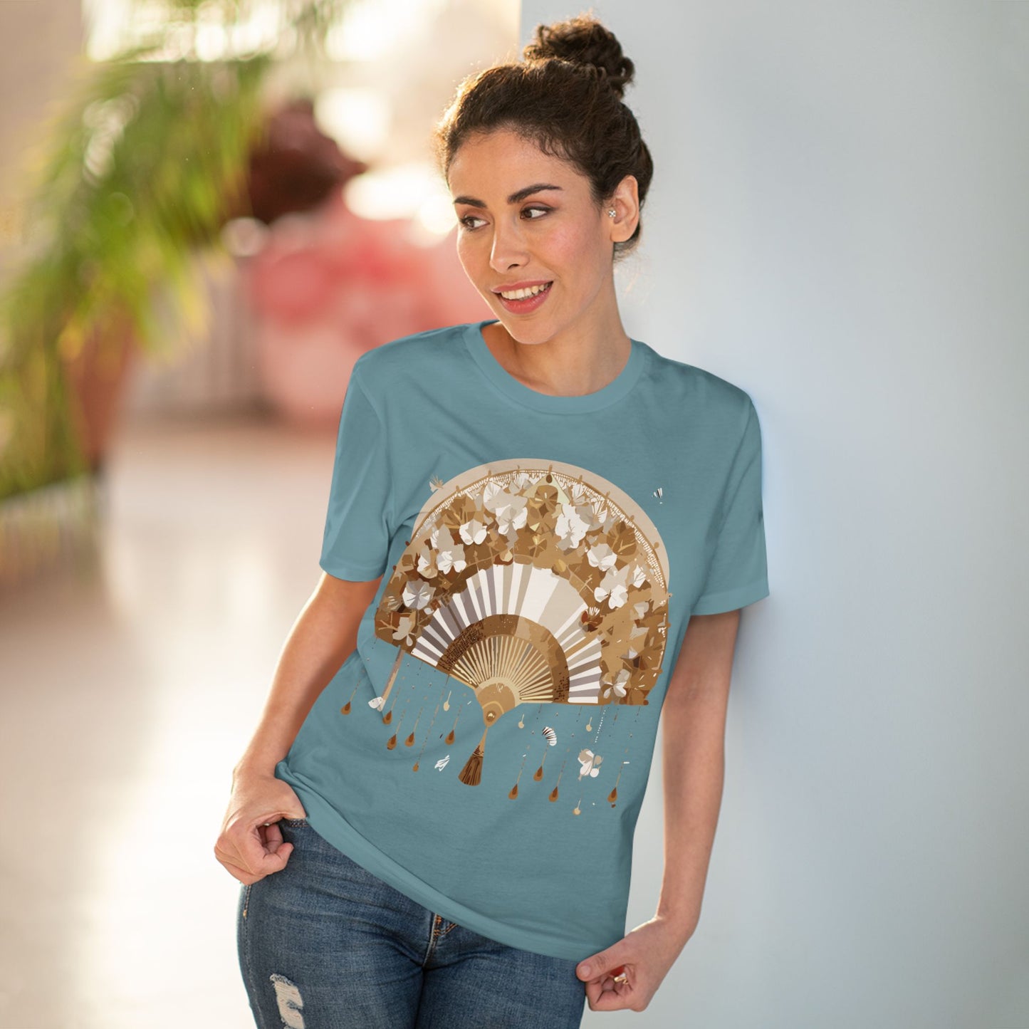 Organic T-shirt with Fan