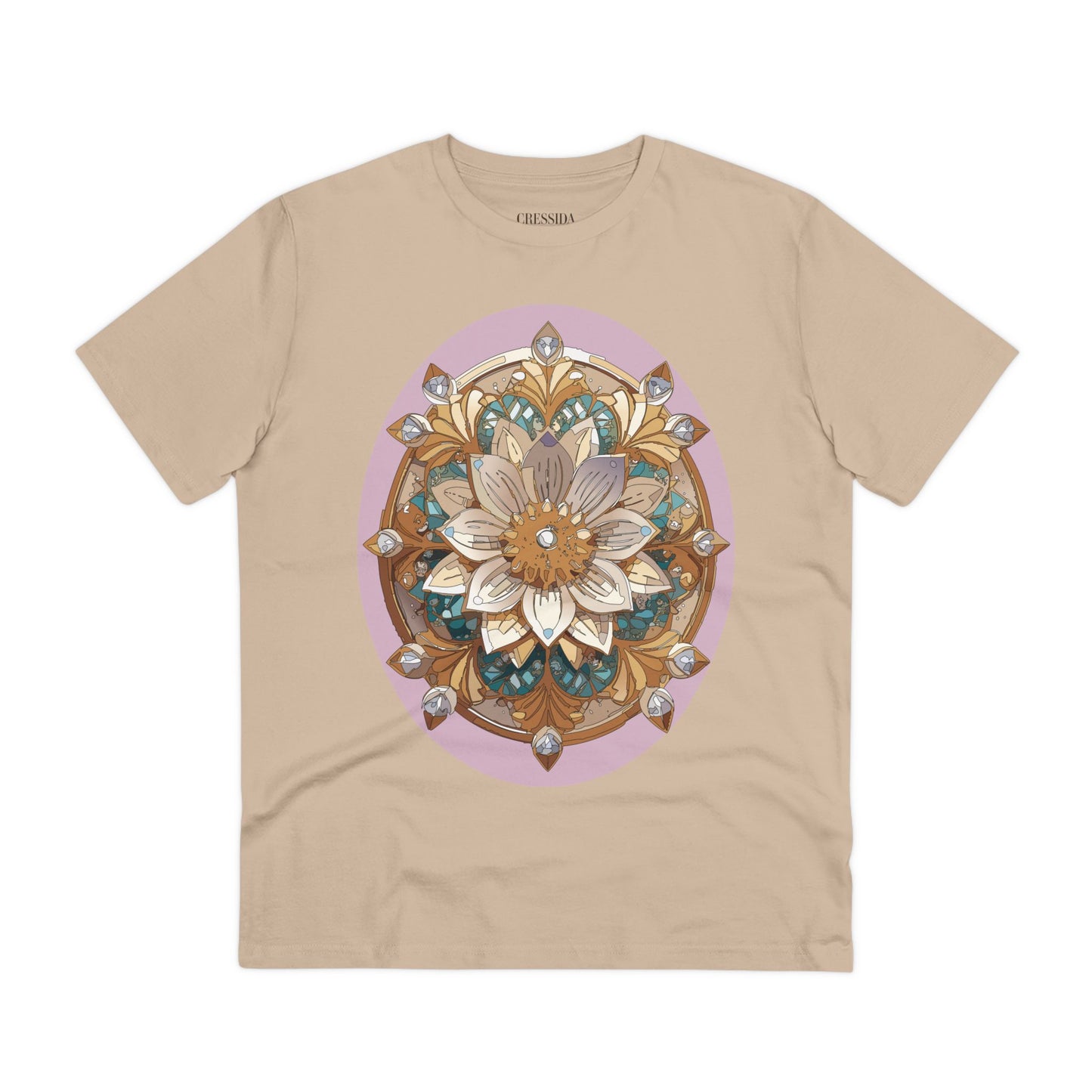 Organic T-shirt with Flower